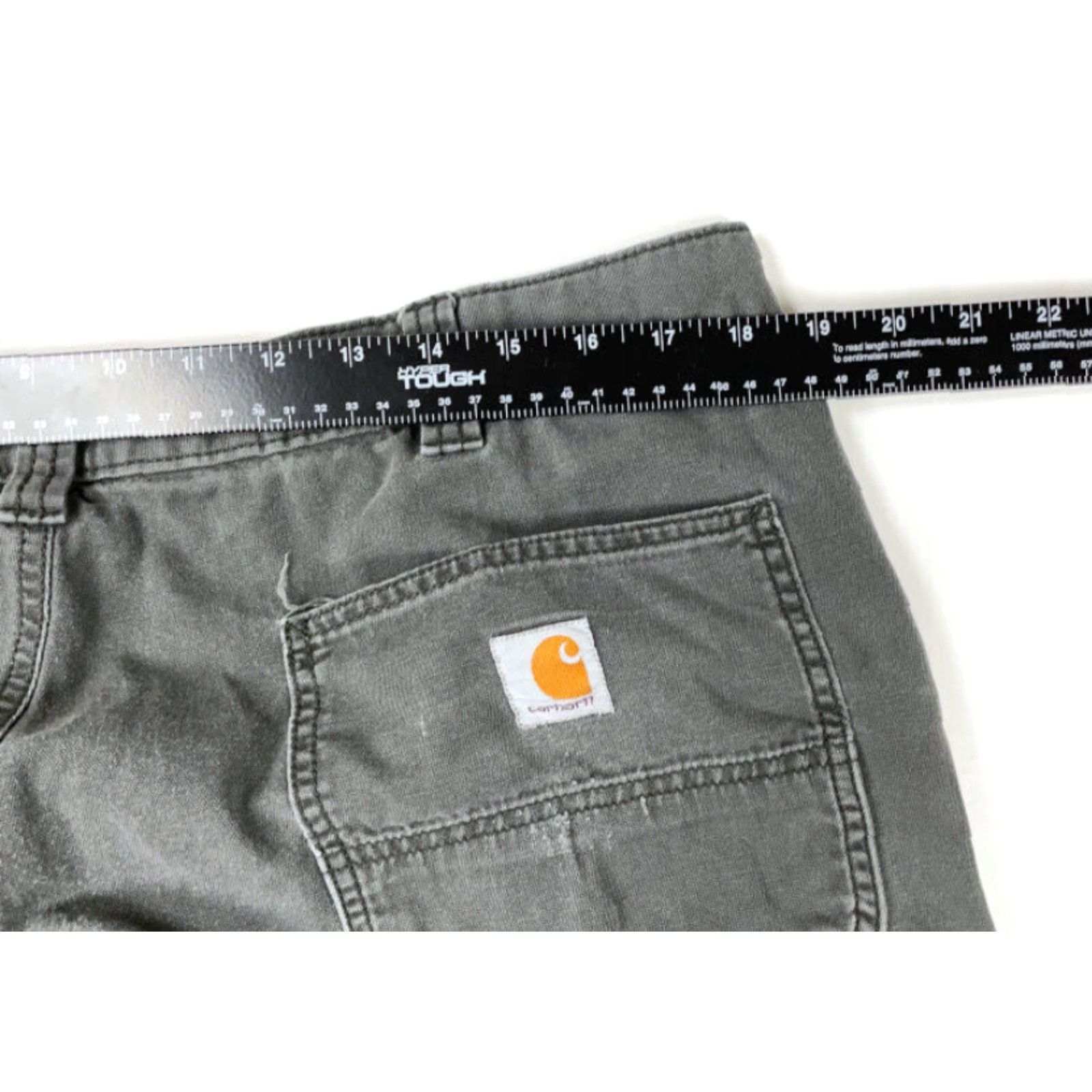 Carhartt Carhartt Relaxed Fit Pants Gray Casual 36 x 27 Chino Men's Size US 37 - 5 Thumbnail