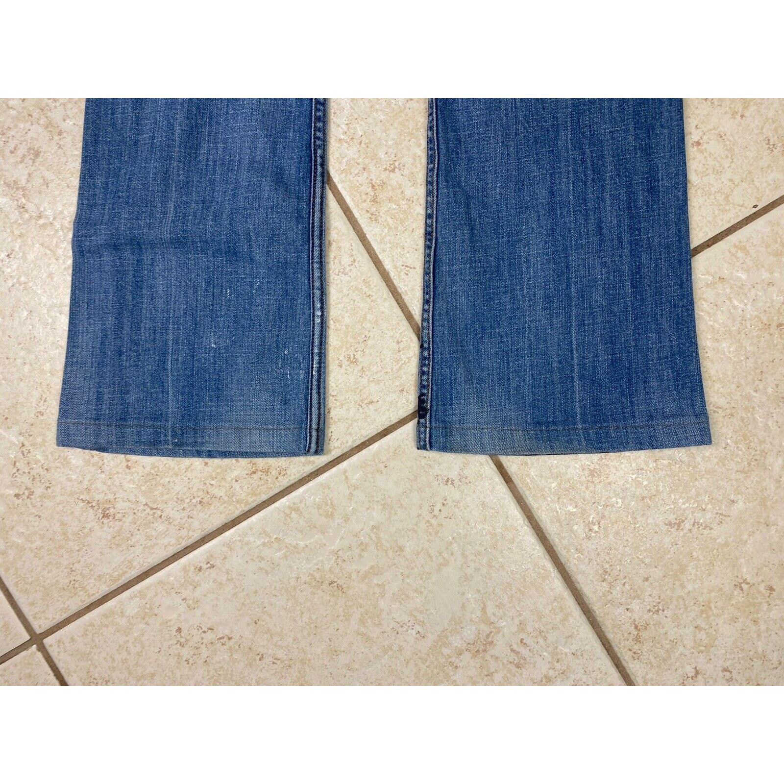 Other VTG Z Cavaricci Denim Jeans Rhinestones Graffiti Bootcut Size 25" / US 0 / IT 36 - 10 Thumbnail