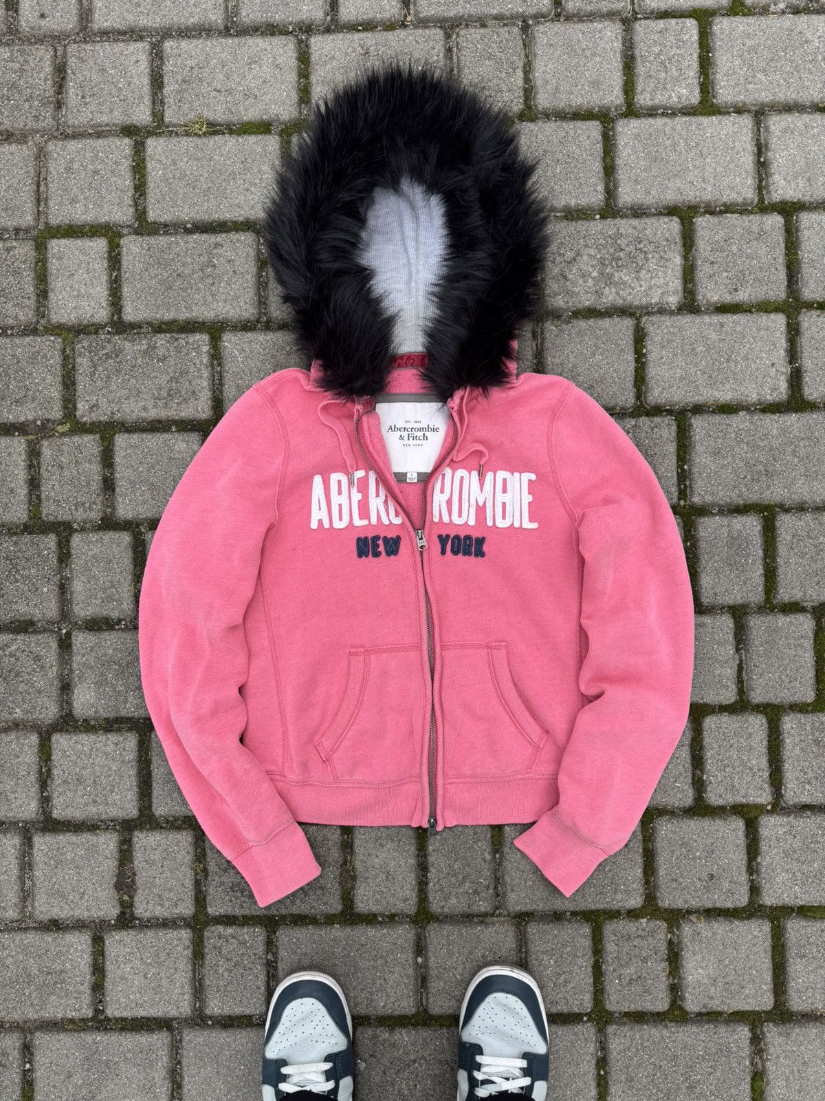 Abercrombie & Fitch Abercrombie & Fitch fur Zip Hoodie if six was nine Style Size L / US 10 / IT 46 - 2 Thumbnail