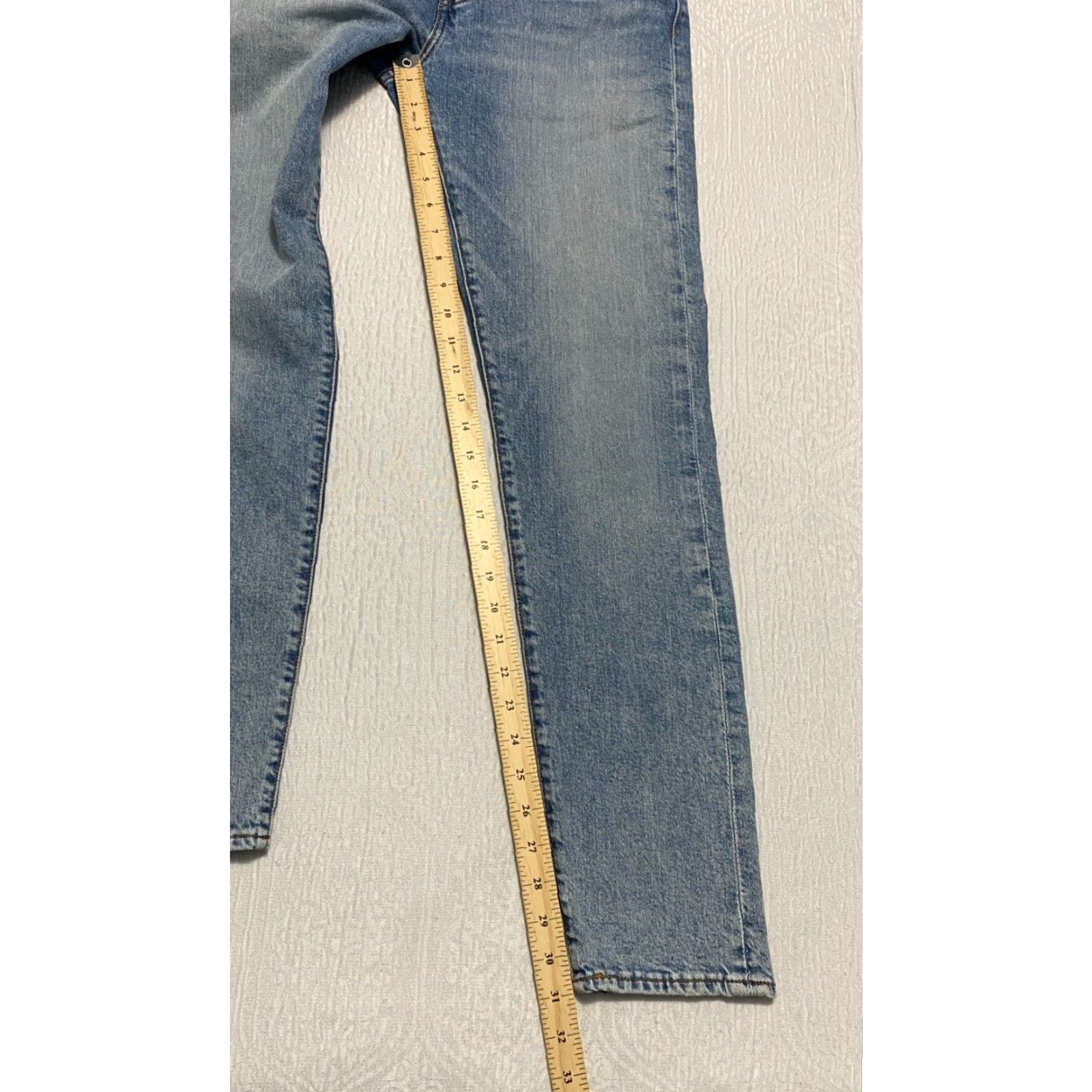 Levi's Levis Premium 512 Slim Fit Taper Flex Mens Jeans 31x32 Blue Denim Size US 31 - 6 Thumbnail
