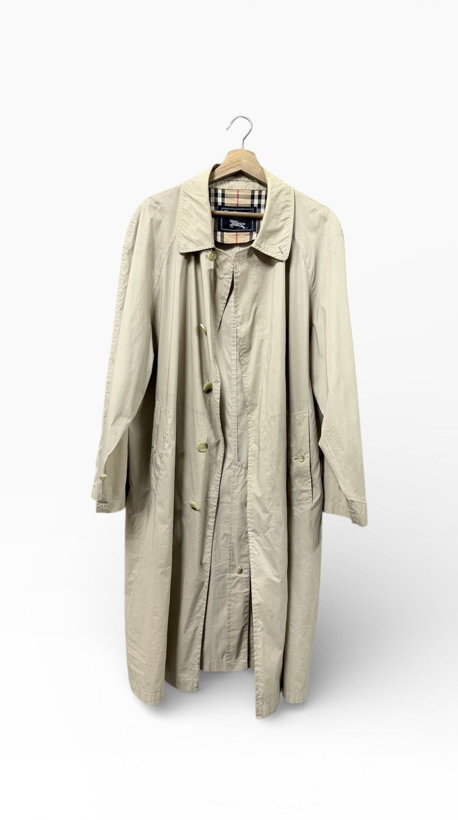 Burberry Prorsum Vtg🔥90’s Burberrys Prorsum Nylon Trench Coat Jacket Size US L / EU 52-54 / 3 - 12 Thumbnail