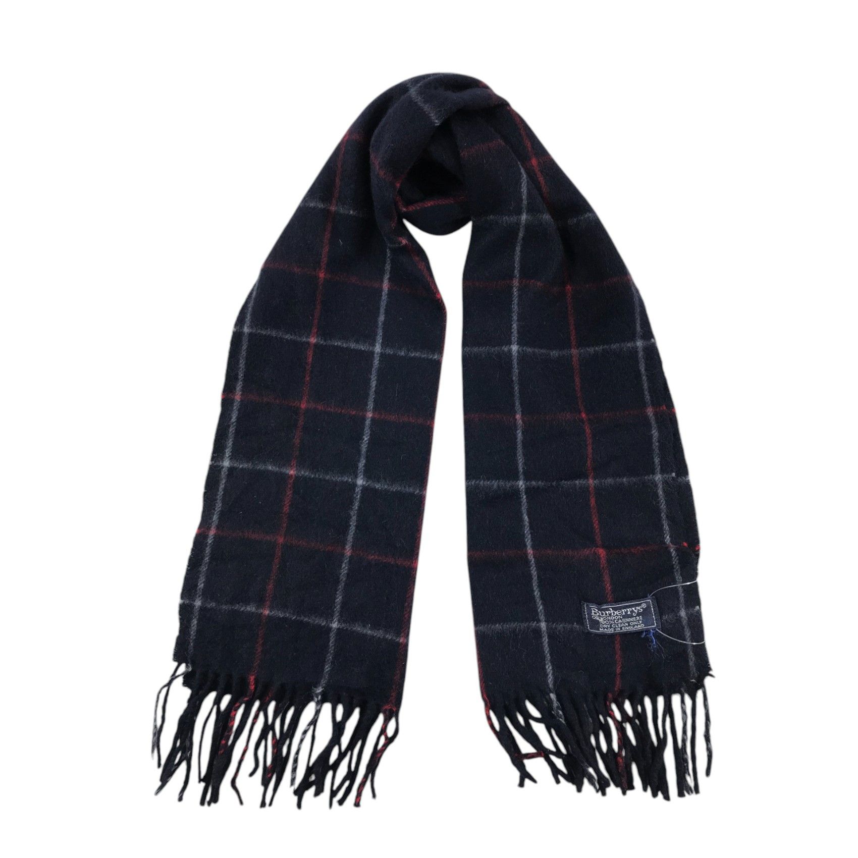 Burberry × Vintage Burberry Scarf / Muffler / Neckwear - WW1344 Size ONE SIZE - 1 Thumbnail