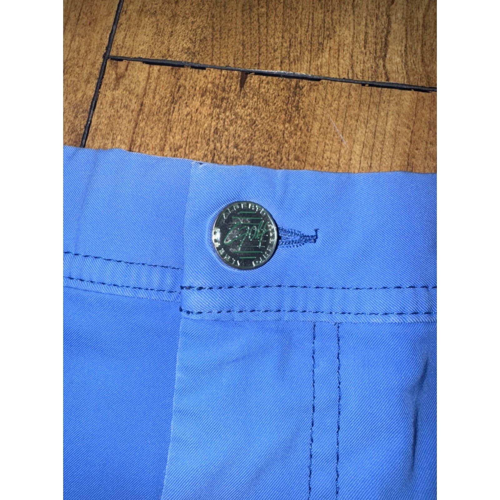 Vintage ALBERTO Men’s Golf Shorts Blue Size 36 Performance Stretch Activewear Size US 36 / EU 52 - 4 Thumbnail