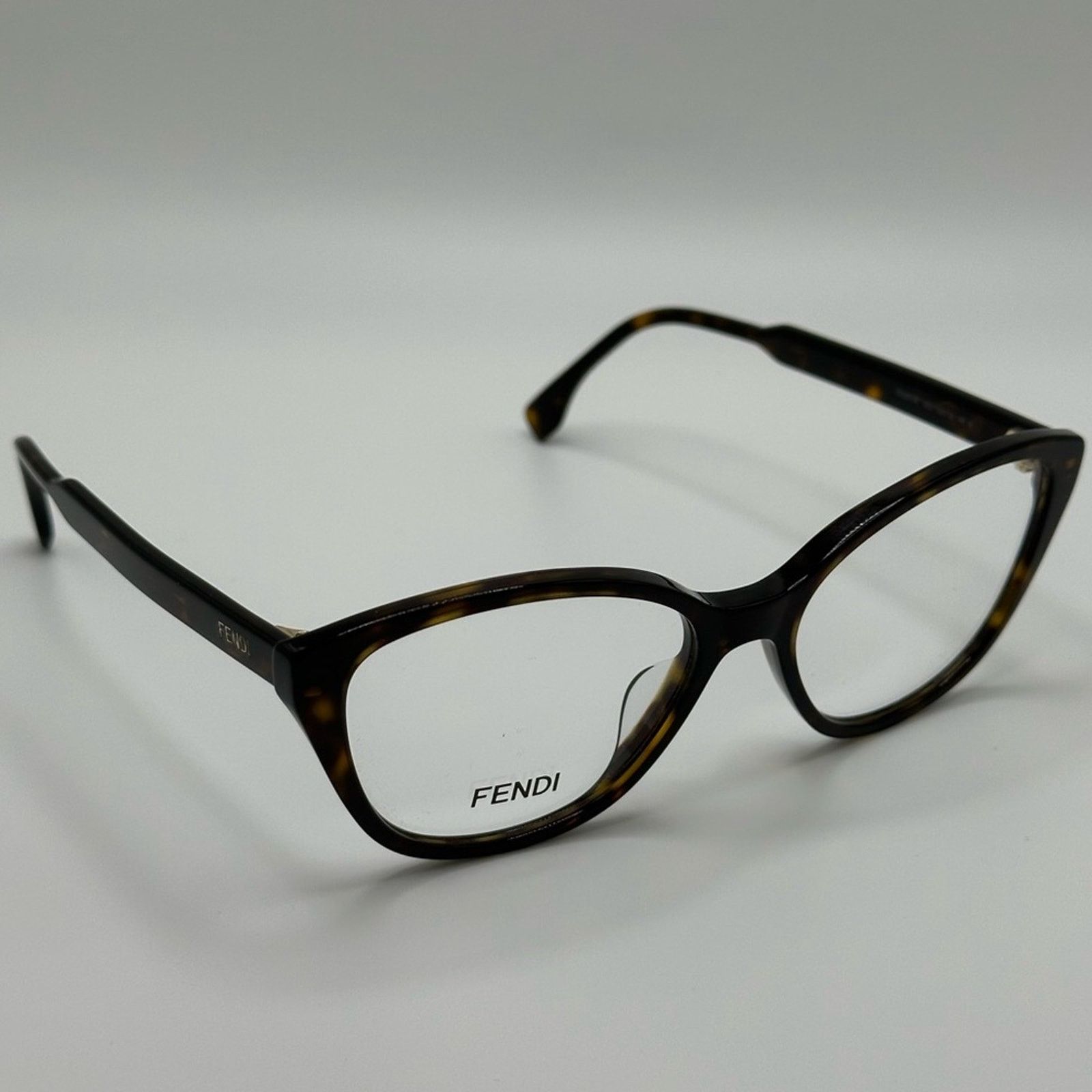 Fendi NEW FENDI Eyeglasses FE50014I 53052 Havana Women Size ONE SIZE - 4 Thumbnail