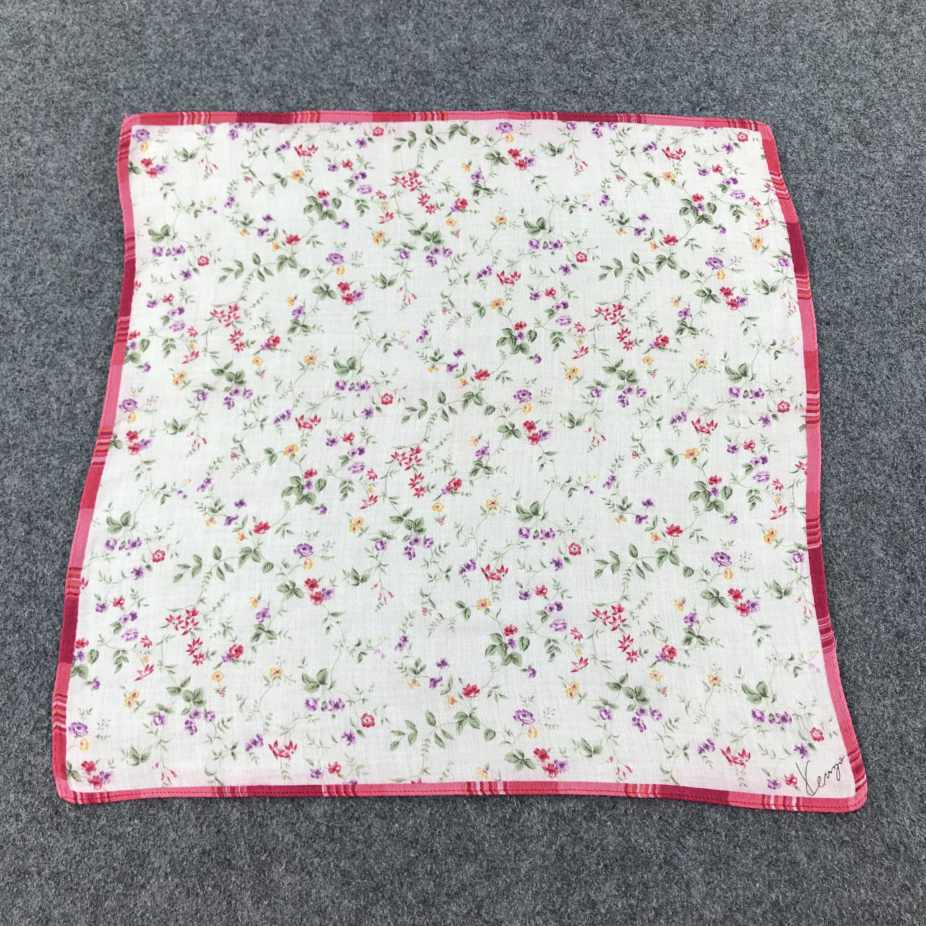 Kenzo × Vintage Kenzo Handkerchief Neckerchief Bandana H105 Size ONE SIZE - 3 Thumbnail