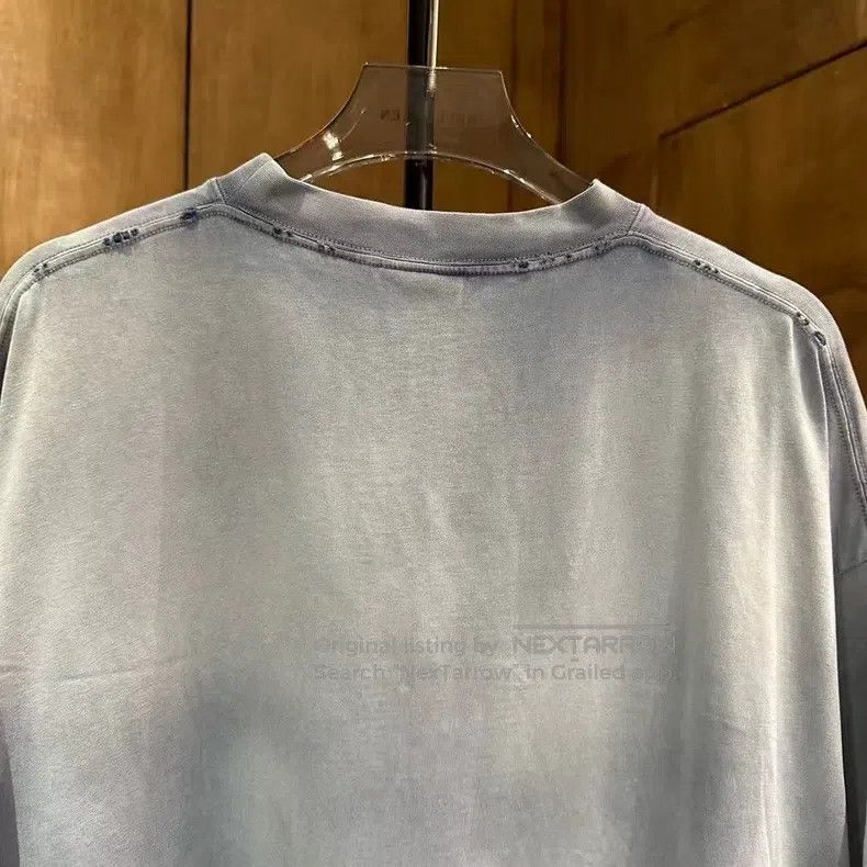 Balenciaga Balenciaga 24ss smog blue big profile makes old damaged to Size US XL / EU 56 / 4 - 4 Thumbnail