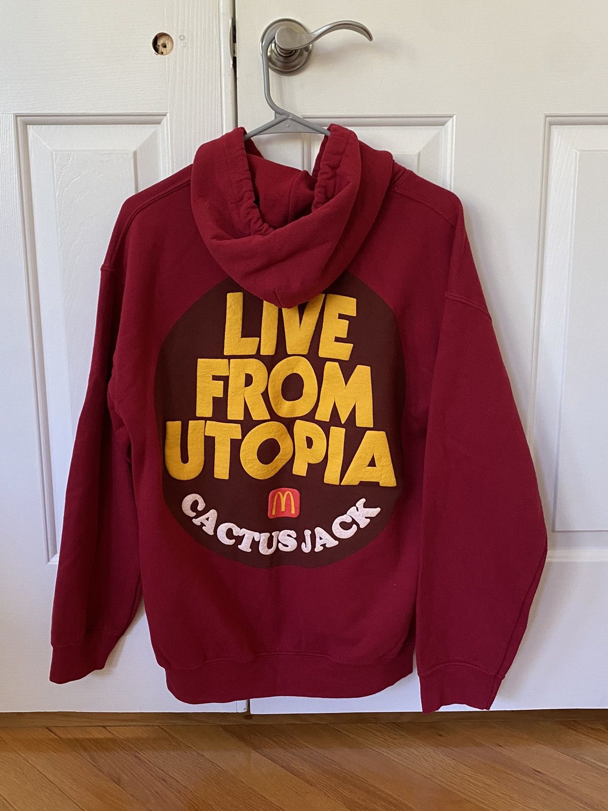 Travis Scott x McDonalds store Live From Utopia Hoodie Size Small