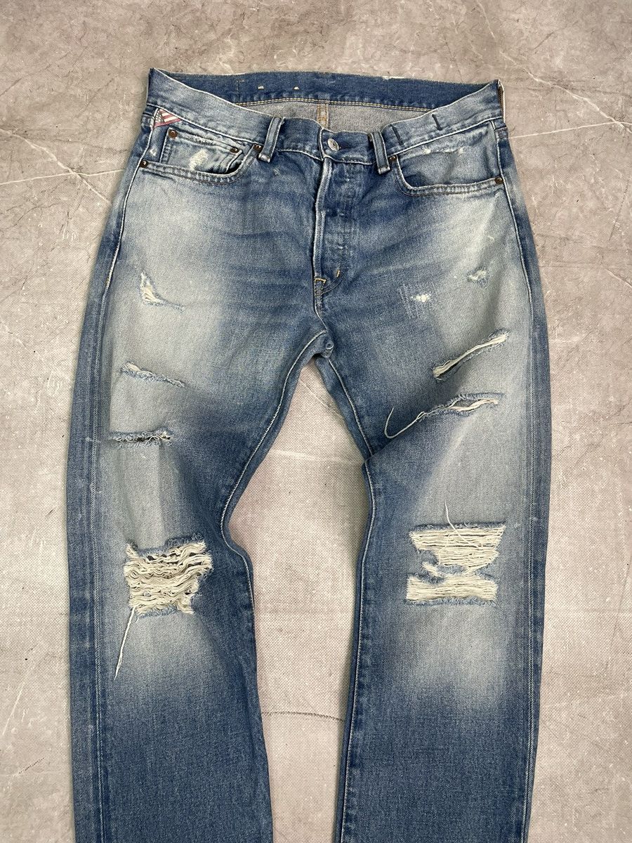 Polo Ralph Lauren Ralph Lauren denim supply distressed jeans pants y2k style Size US 32 / EU 48 - 2 Thumbnail