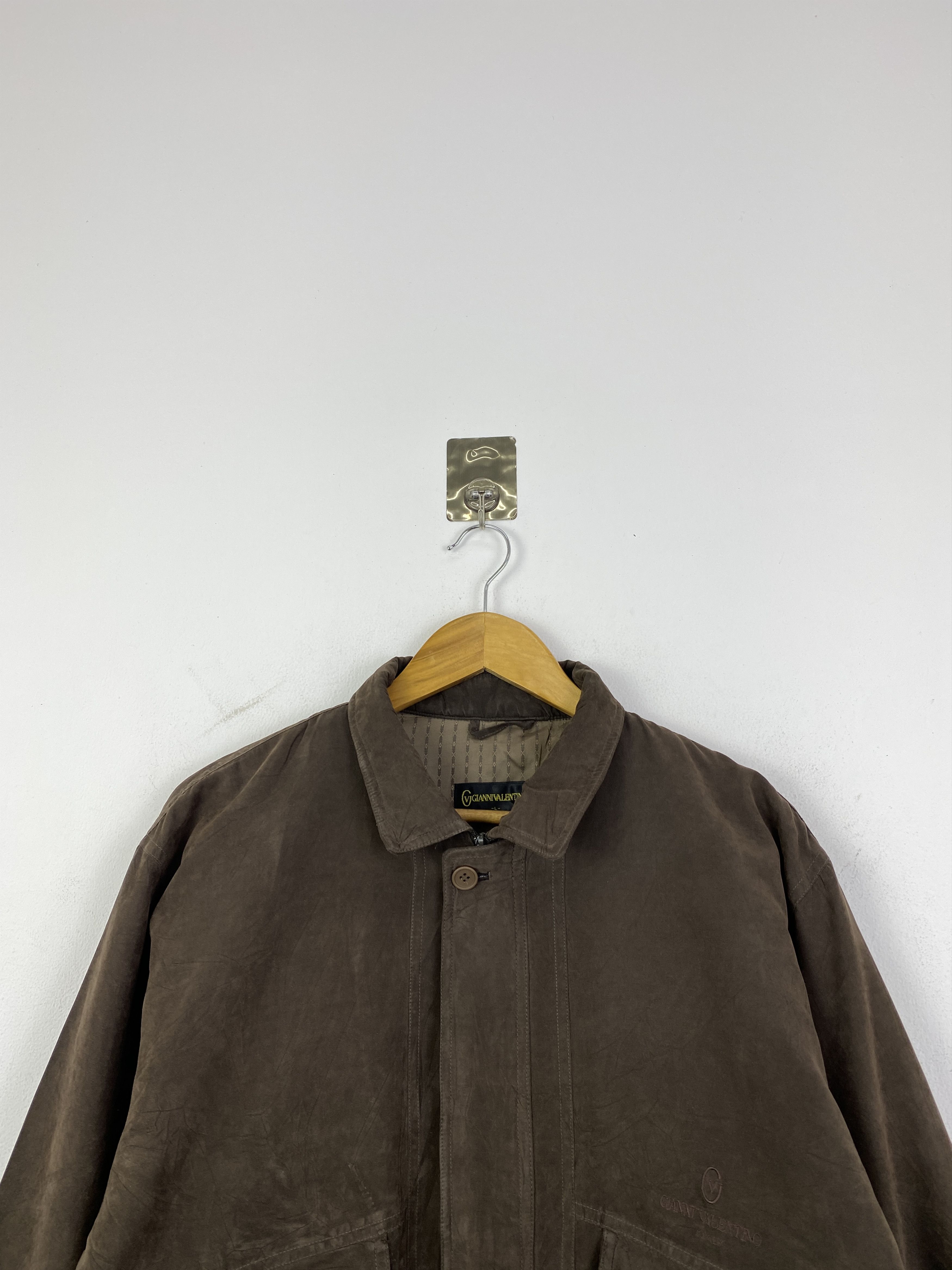 Gianni Valentino Vintage Gianni Valentino Suede-Effect Blouson Jacket JA0238 Size US L / EU 52-54 / 3 - 3 Thumbnail