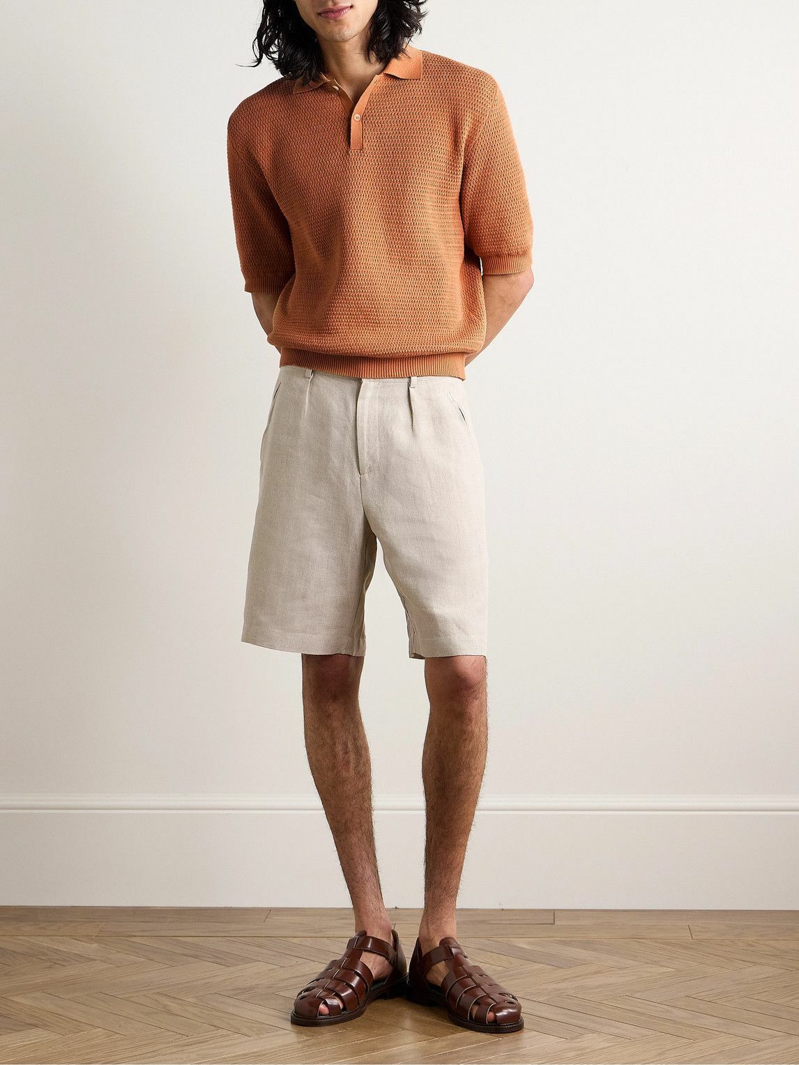 De Bonne Facture NWOT De Bonne Facture Honeycomb knit polo shirt Size US S / EU 44-46 / 1 - 8 Thumbnail