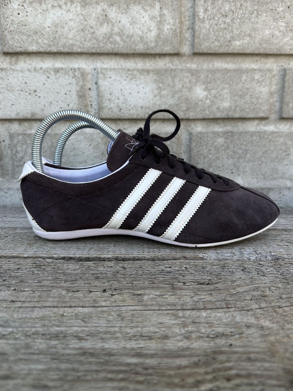 Adidas × Vintage New Brown Suede Rare Sneakers Adidas Originals 00s Sneakers Size 38 Size US 6.5 / IT 36.5 - 5 Thumbnail