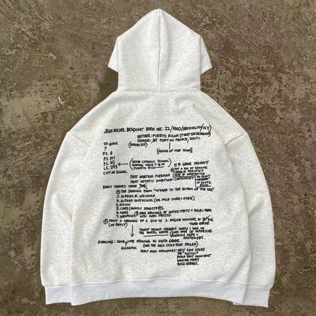 Japanese Brand × Vintage Grey vintage crown print hoodie y2k Size US L / EU 52-54 / 3 - 2 Thumbnail