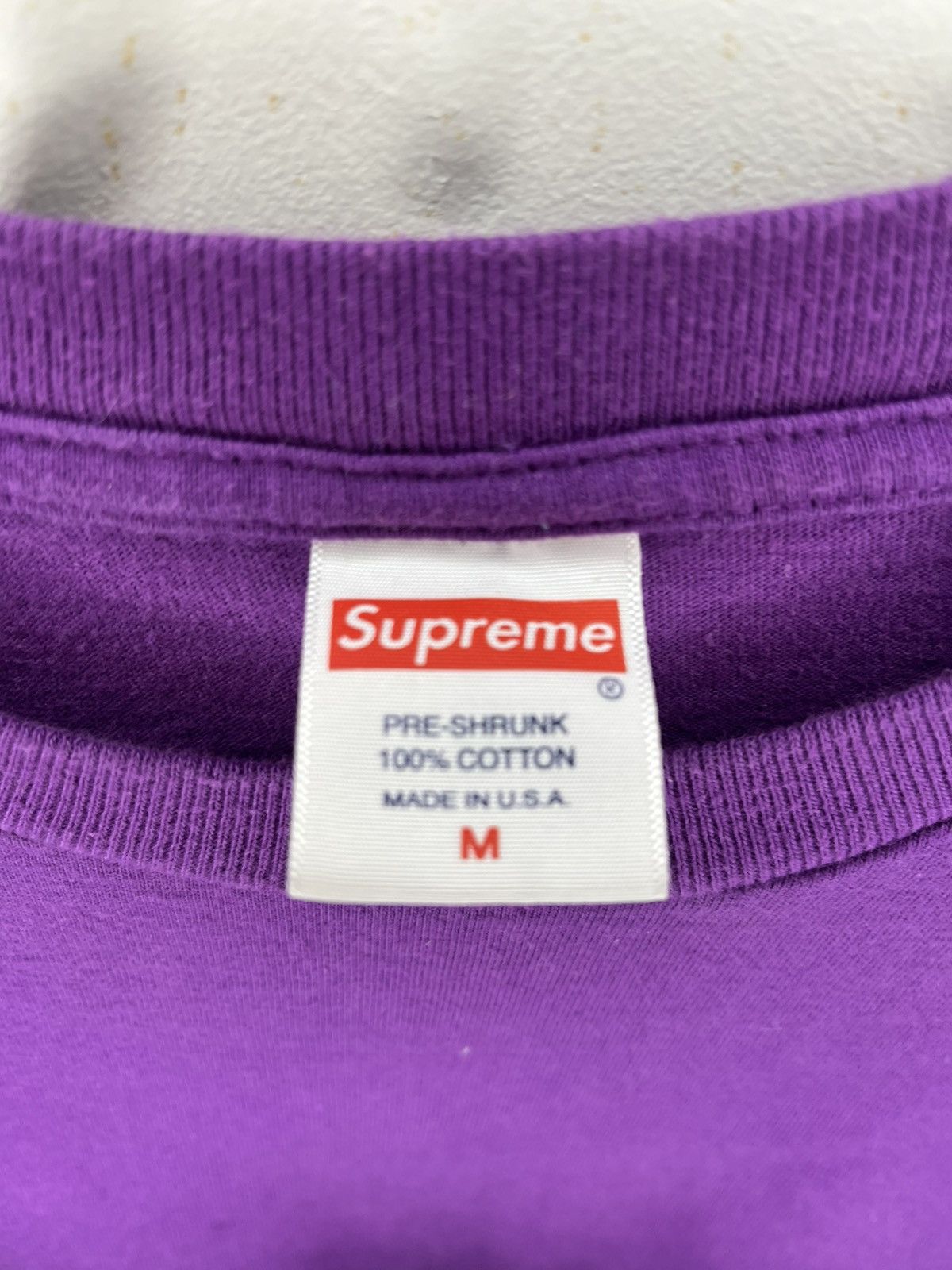 Supreme Supreme X Clayton Peterson Purple Long Sleeve Tee Size US M / EU 48-50 / 2 - 4 Thumbnail