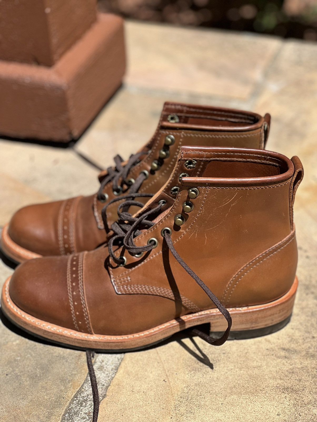 Other Julian boots bourbon shell cordovan Grailed