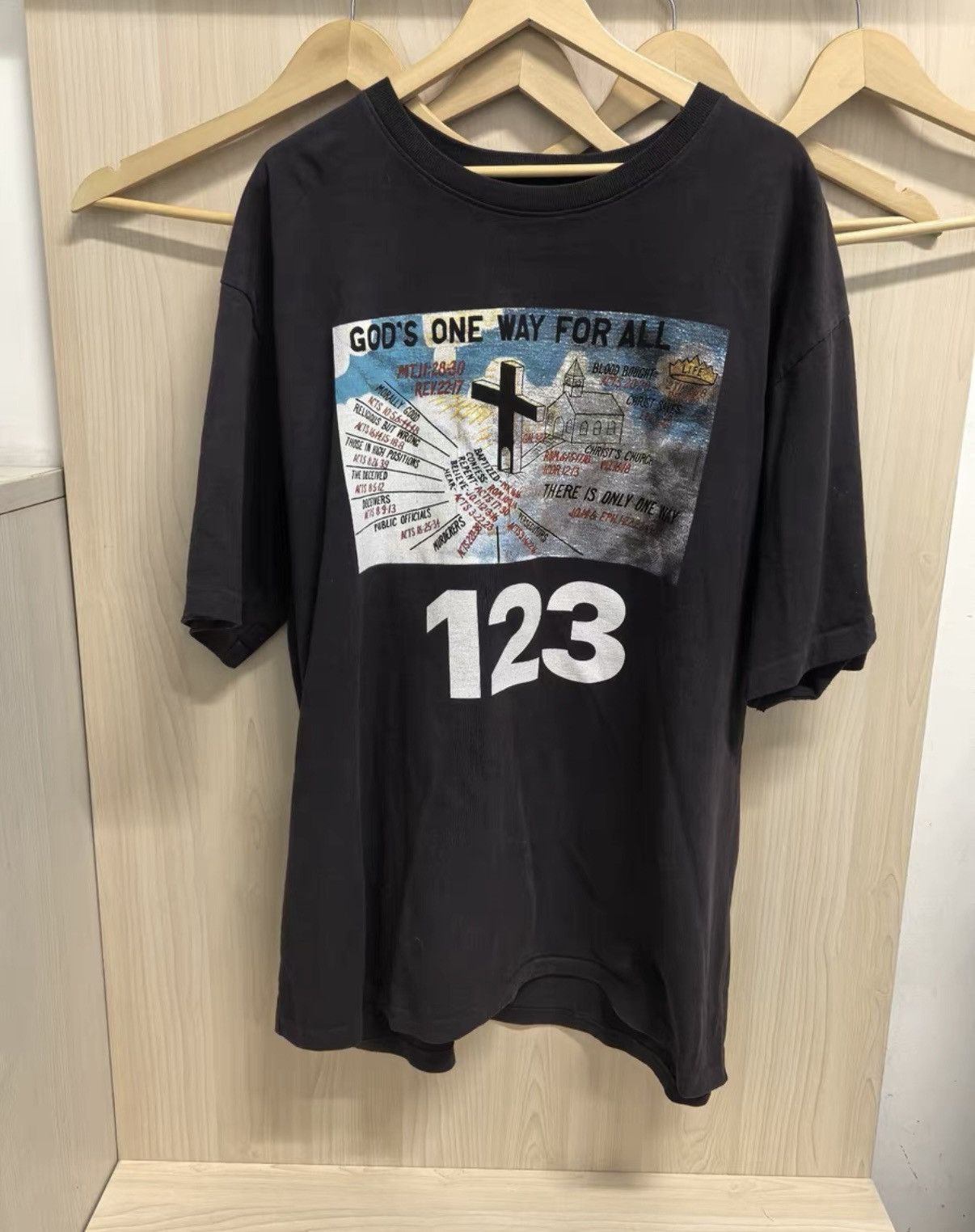 RRR-123 RRR123 x MRKT Pop Up Limited Edition Black Cross Short Size US S / EU 44-46 / 1 - 1 Thumbnail
