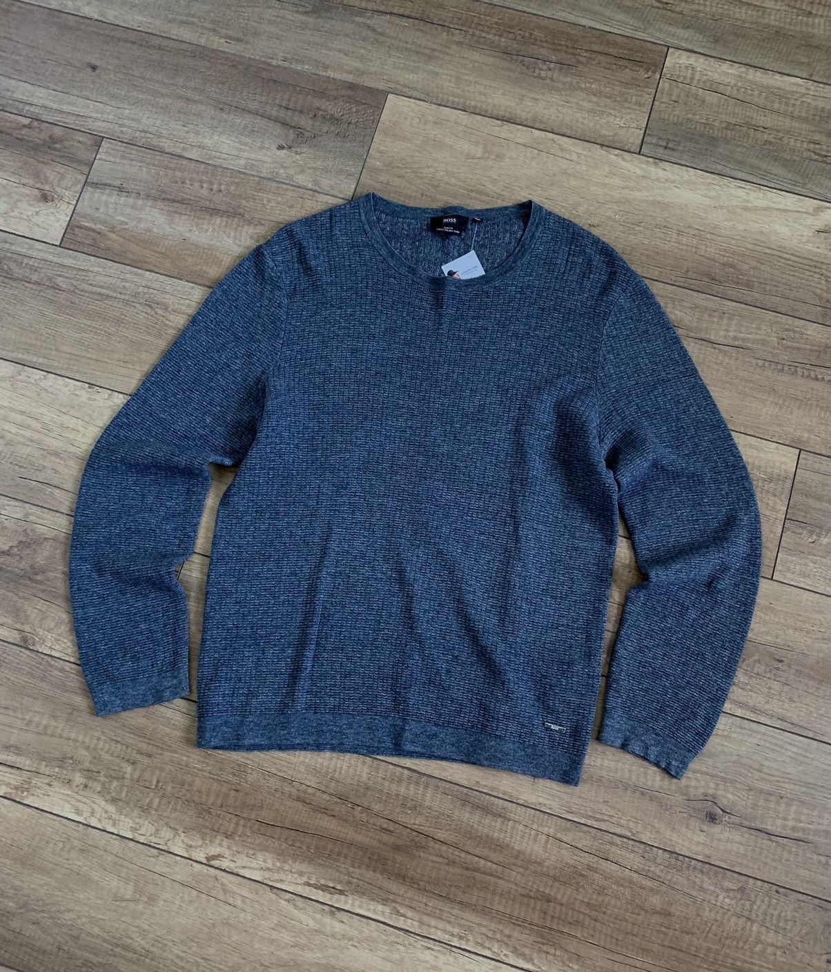 Hugo Boss Hugo Boss Mustino Lightweight Crewneck Sweater Sweatshirt Size US L / EU 52-54 / 3 - 3 Thumbnail