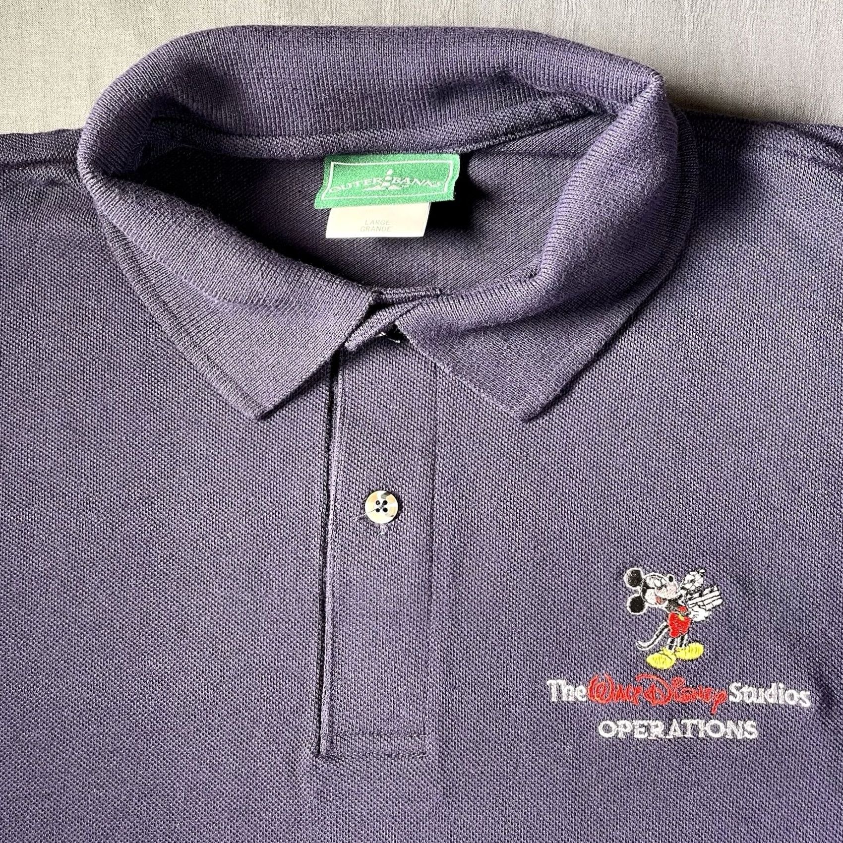 Disney VINTAGE Walt Disney Polo Mens L Blue Embroidered Mickey Mouse Golf USA Short Sleeve Polo Mens L Blue Disney Theme 80s? Size US L / EU 52-54 / 3 - 2 Thumbnail