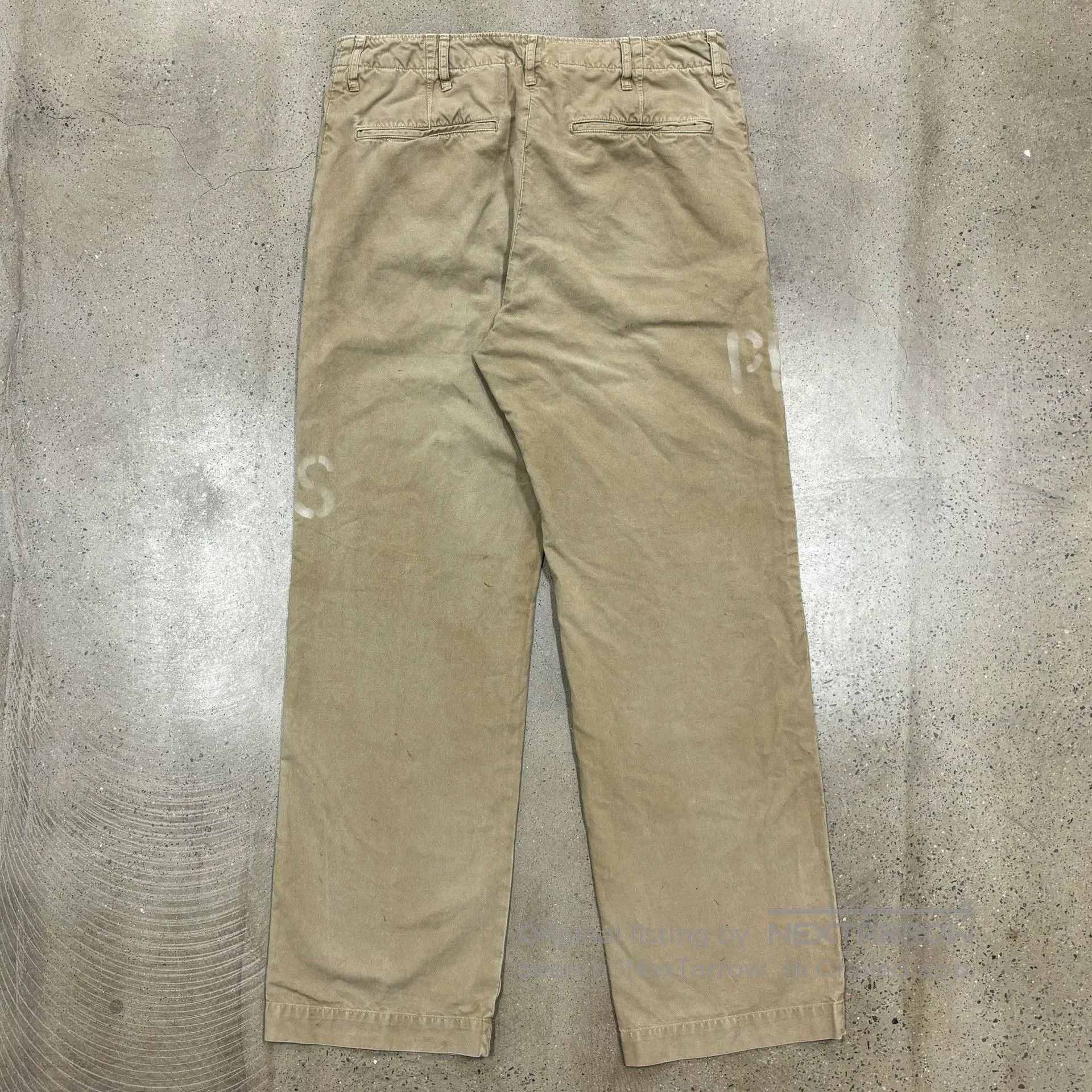 Visvim visvim peerless chino pants with distressed detail. Size US 44 / EU 60 - 2 Thumbnail