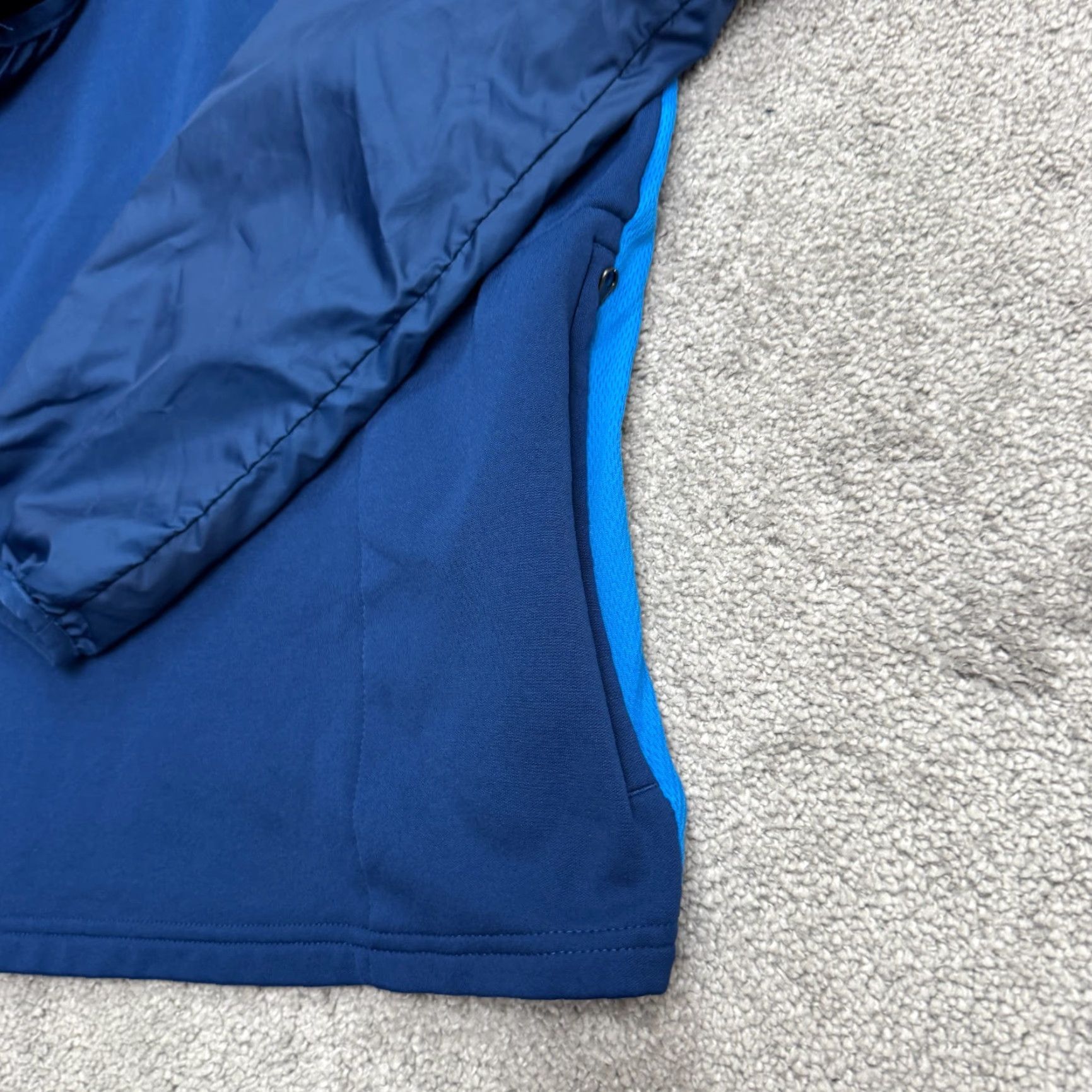 Nike Nike Dri-Fit Academy Hoodie Raglan Sleeve Pullover Mens Large Blue Football, Sports, Athleisure, Classic, Outdoor, Nike Dri-FIT Size L / US 10 / IT 46 - 4 Thumbnail