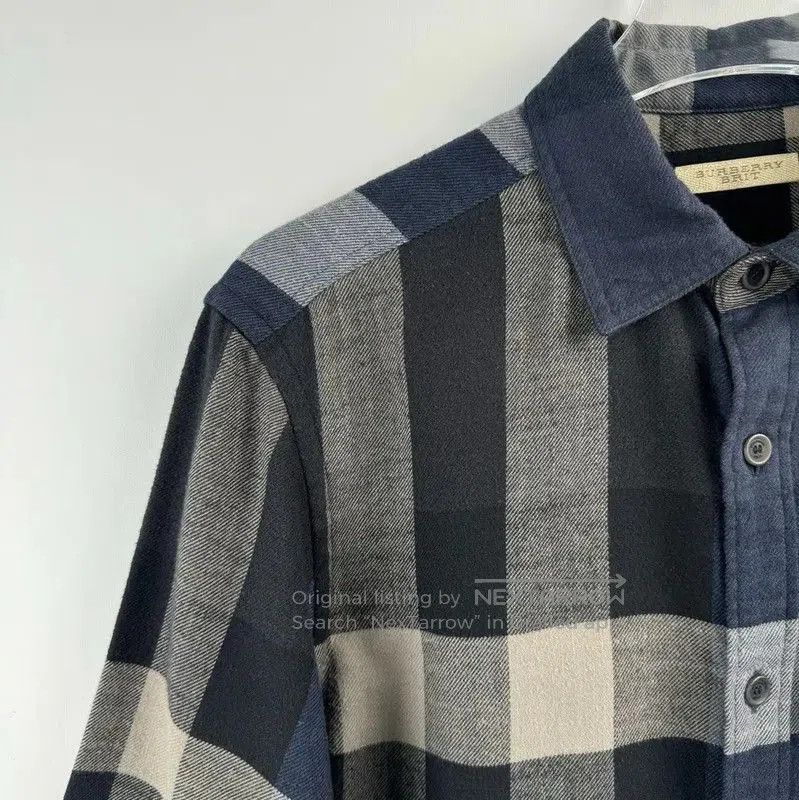 Burberry Burberry Men's Colorblock Long Sleeve Shirt. Size US XL / EU 56 / 4 - 3 Thumbnail
