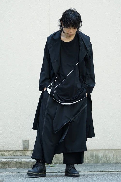 Yohji Yamamoto B Yohji Yamamoto Zip-Up Double Fastener Skirt Pants | Grailed