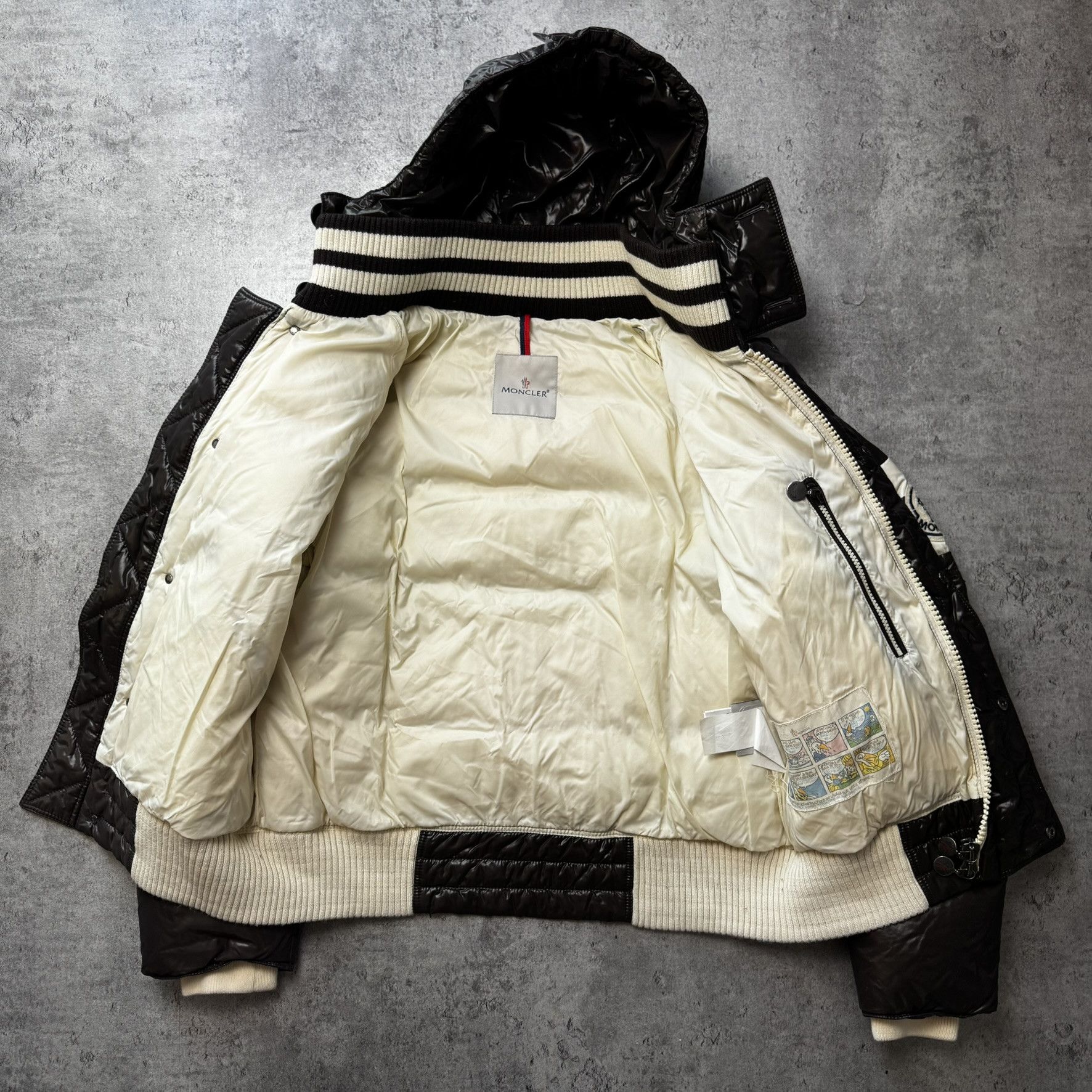 Moncler Brown puffer jacket Moncler vintage with big logo Size US M / EU 48-50 / 2 - 8 Thumbnail