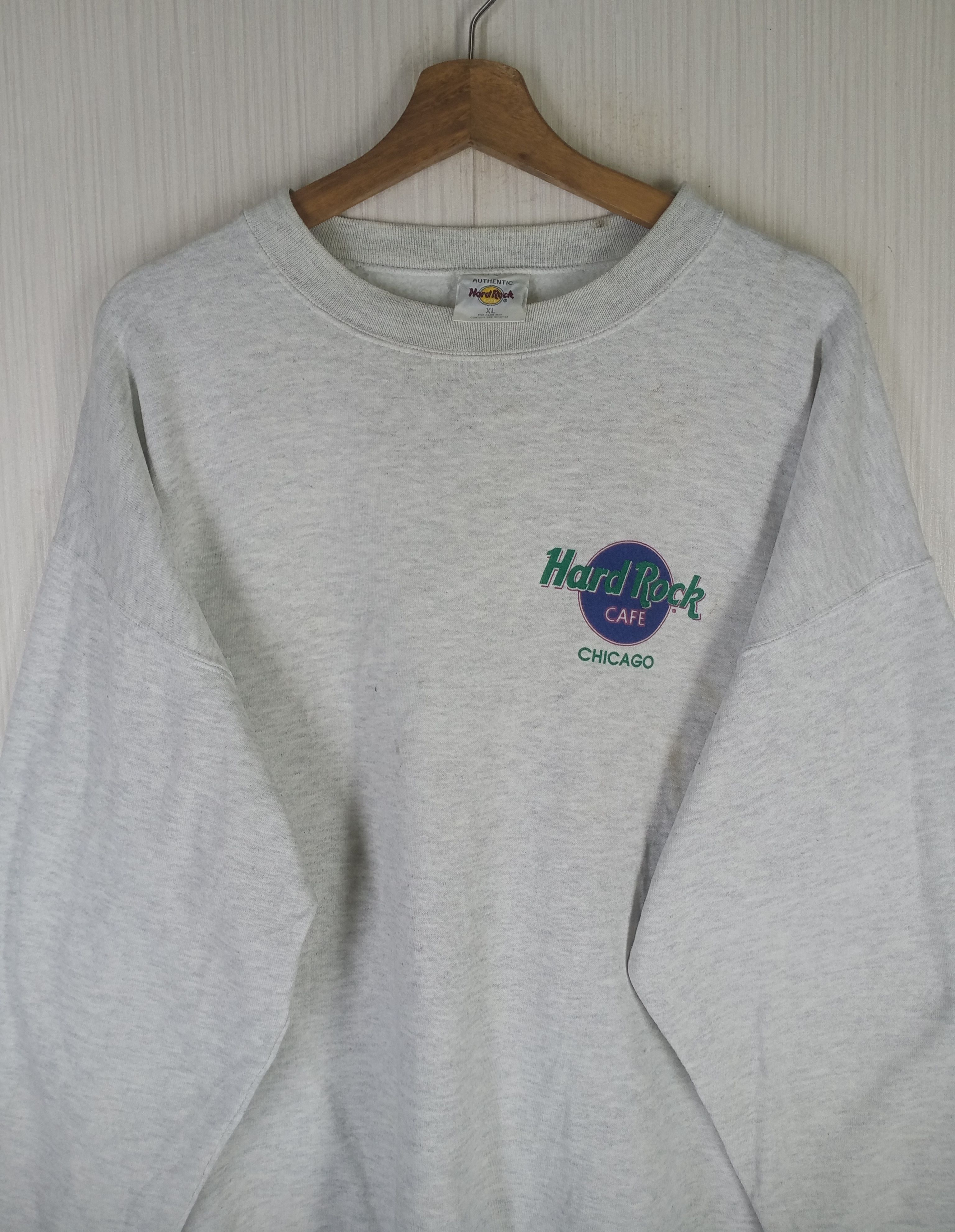 Rare Vintage 90s Hard Rock Cafe Chicago Sweatshirt