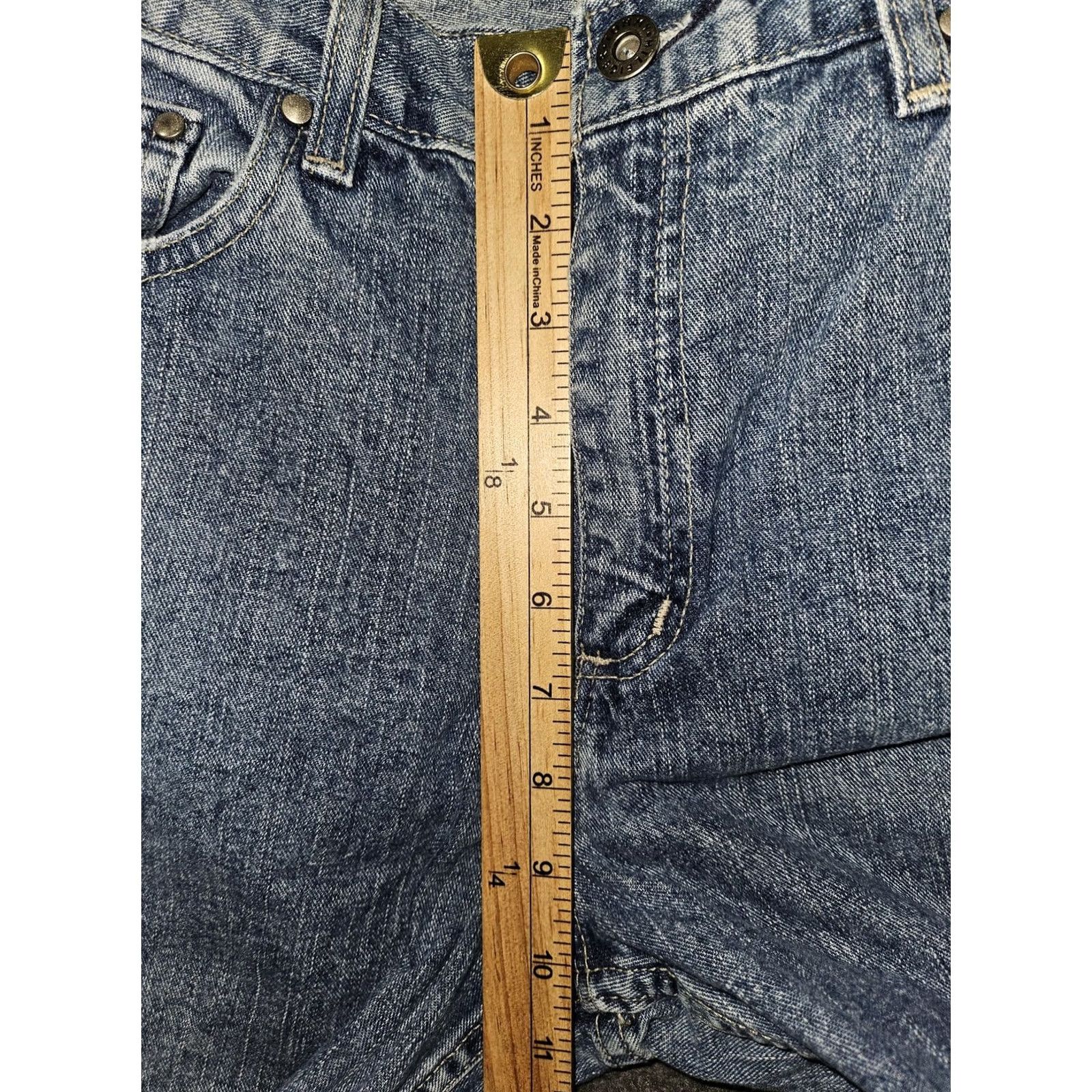 Tommy Hilfiger VINTAGE Tommy Hilfiger Jeans Womens 12R Blue Classic Bootcut Denim 00s Mens Girls Size 34" / US 12 / IT 48 - 6 Thumbnail
