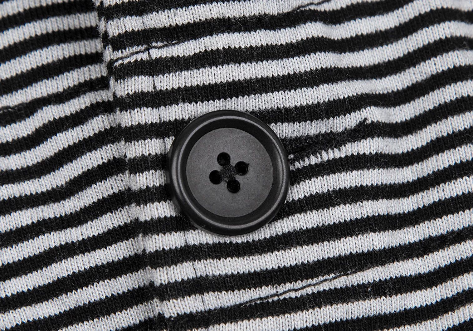 Engineered Garments Cotton-Polyester Striped Sweat Jacket in Gray and Black, XS Size US XS / EU 42 / 0 - 6 Thumbnail