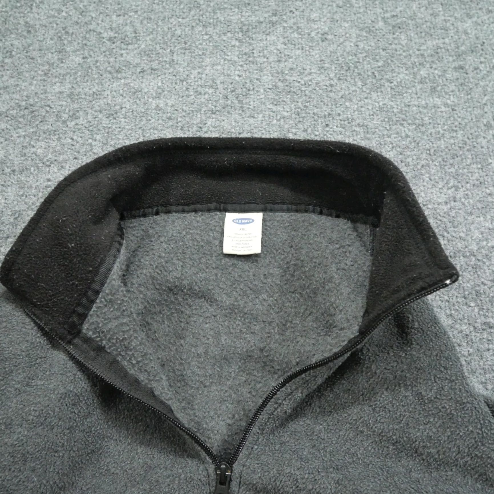 Old Navy VINTAGE Old Navy Sweatshirt 2XL Grey Quarter Zip Fleece Spell Out Y2K Mens Regular Long Sleeve Mock Neck Pullover 1/4 Zip Winter Logo Size US XXL / EU 58 / 5 - 7 Thumbnail