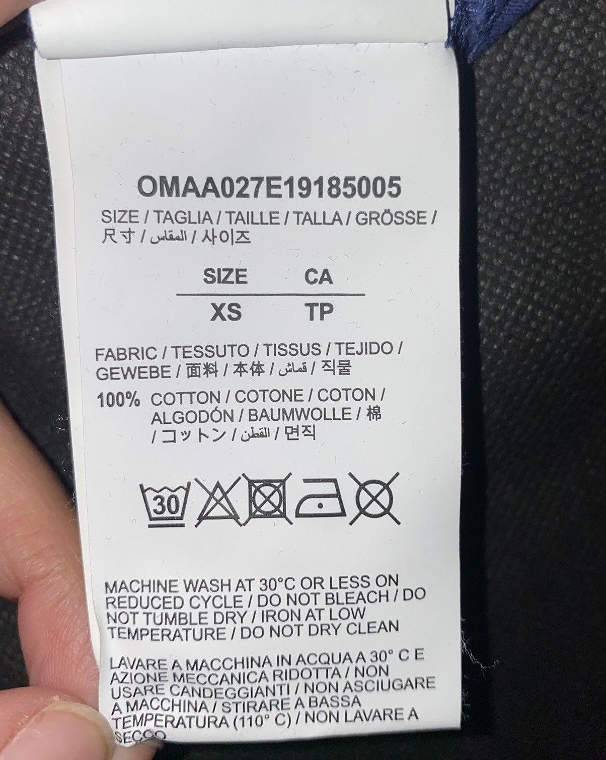 Off-White Off-White Incompiuto T-shirt FW 19/20 Size US XS / EU 42 / 0 - 7 Thumbnail
