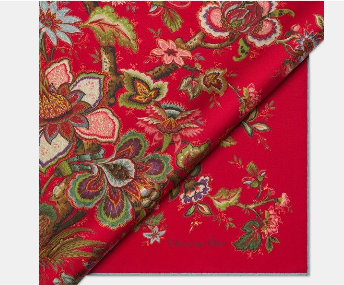 Dior o1w1db10425 41FLM09 Size: OS / Square Scarf in Multicolor Size ONE SIZE - 4 Thumbnail