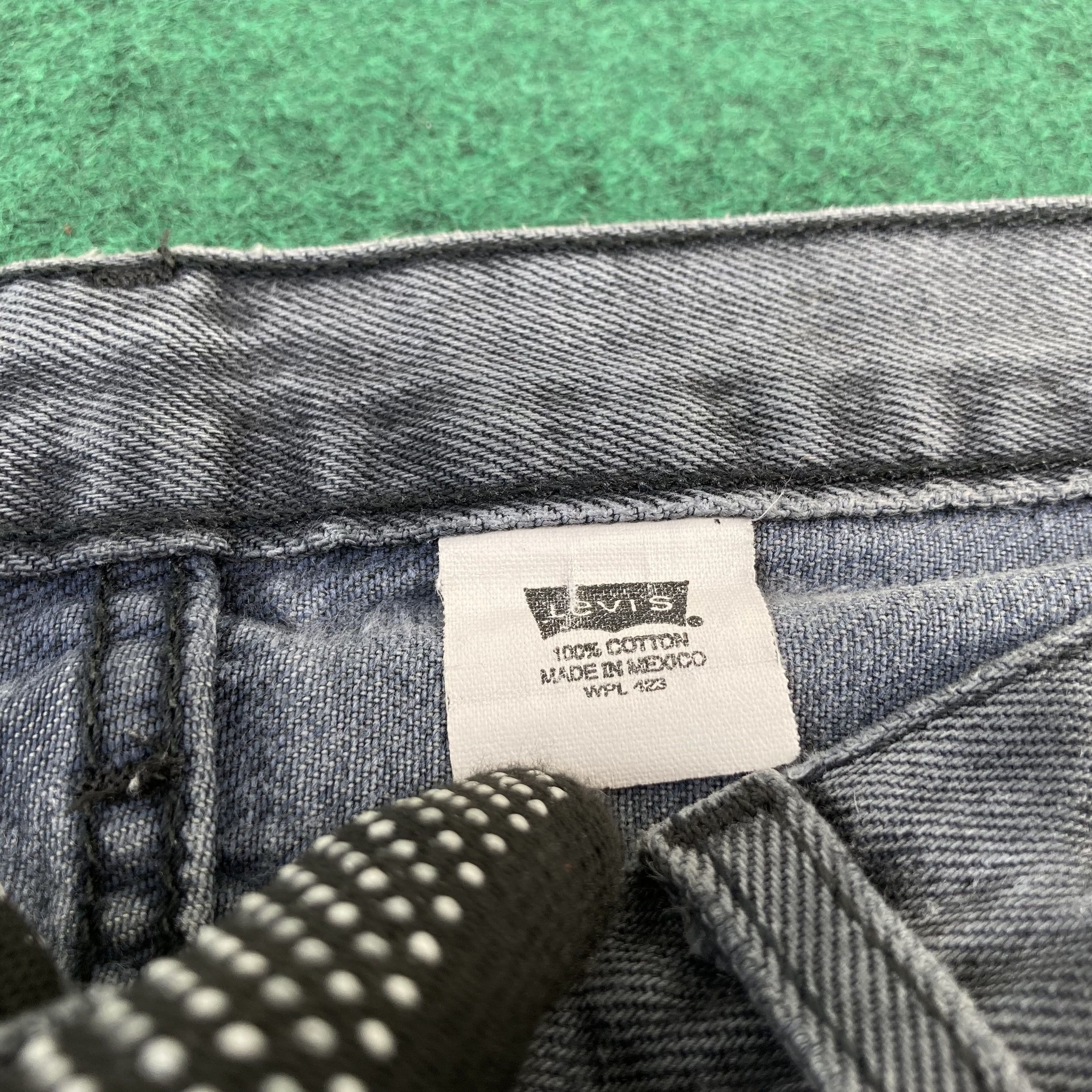 Levi's × Vintage Vtg Levis 501 Faded Black Denim Button Pant Jeans Size US 33 - 4 Thumbnail