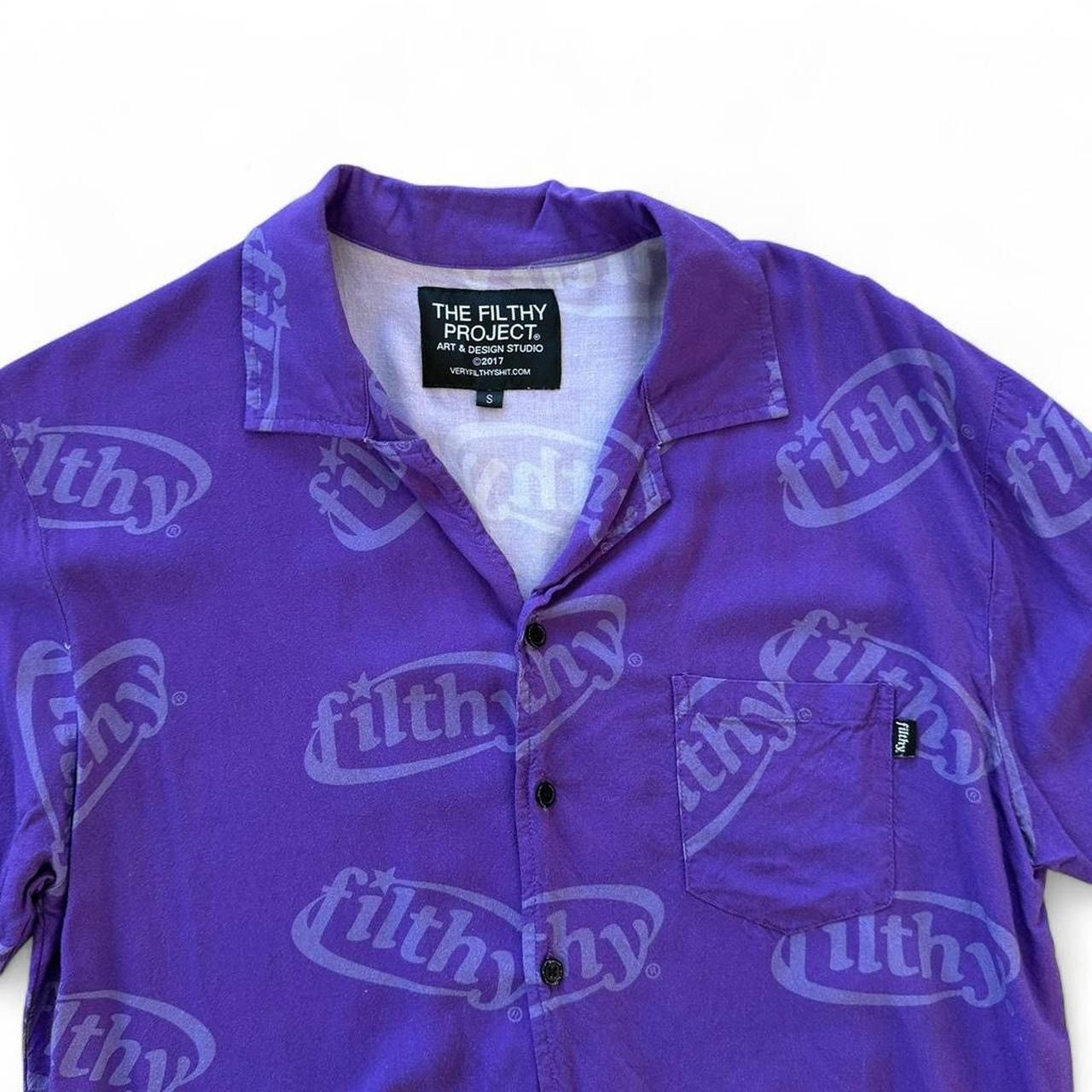 Other The Filthy Project Purple Button Up Shirt Small Size US S / EU 44-46 / 1 - 4 Thumbnail