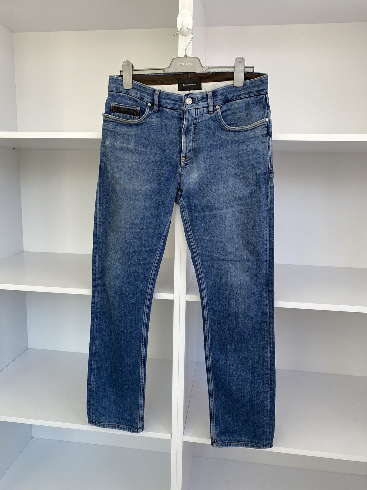 Ermenegildo Zegna Vintage Ermenegildo Zegna Denim Jeans Size US 33 - 3 Thumbnail