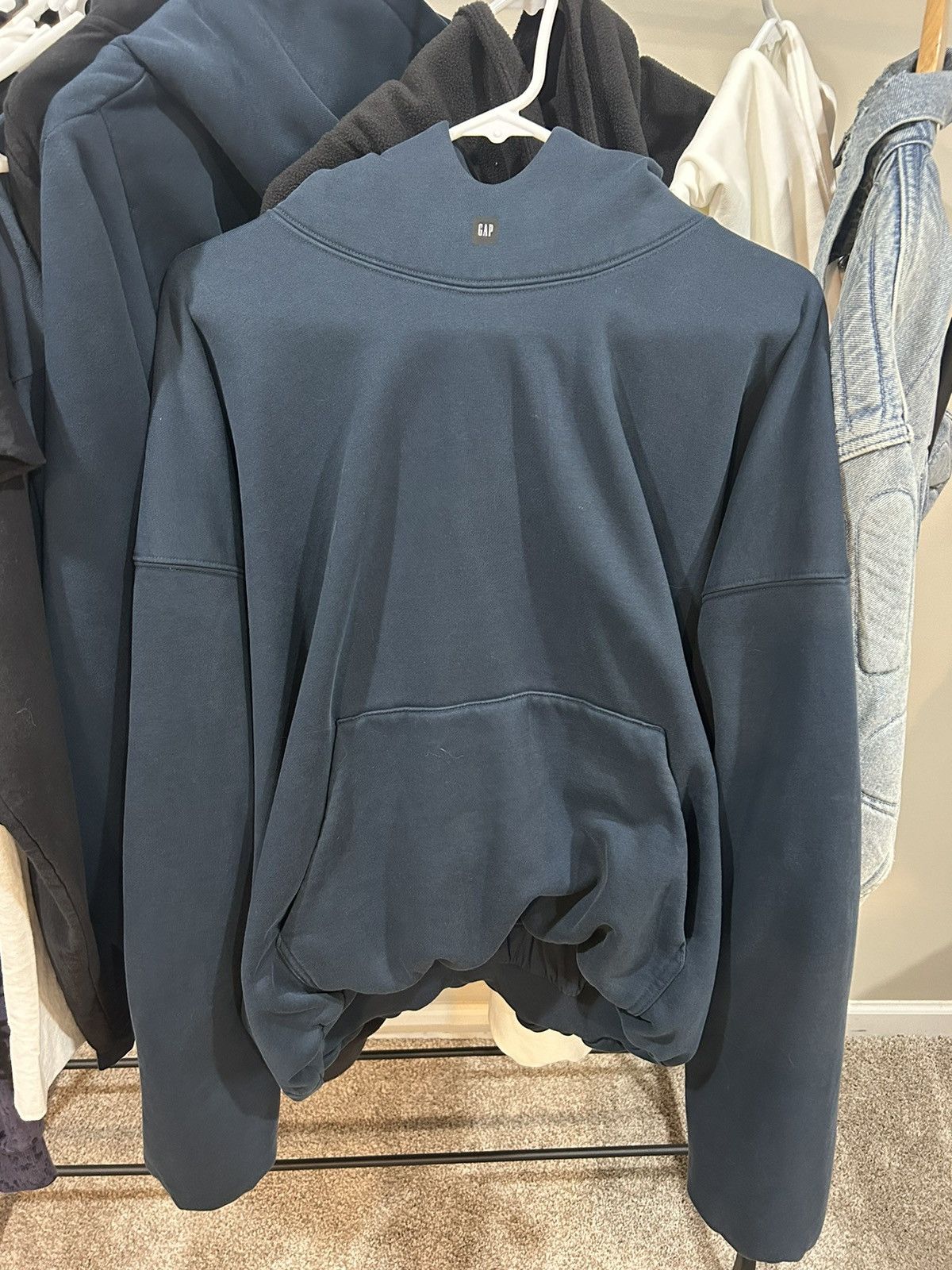 Gap × Yeezy Yeezy Gap Engineered by Balenciaga Logo hoodie navy Size US S / EU 44-46 / 1 - 1 Thumbnail