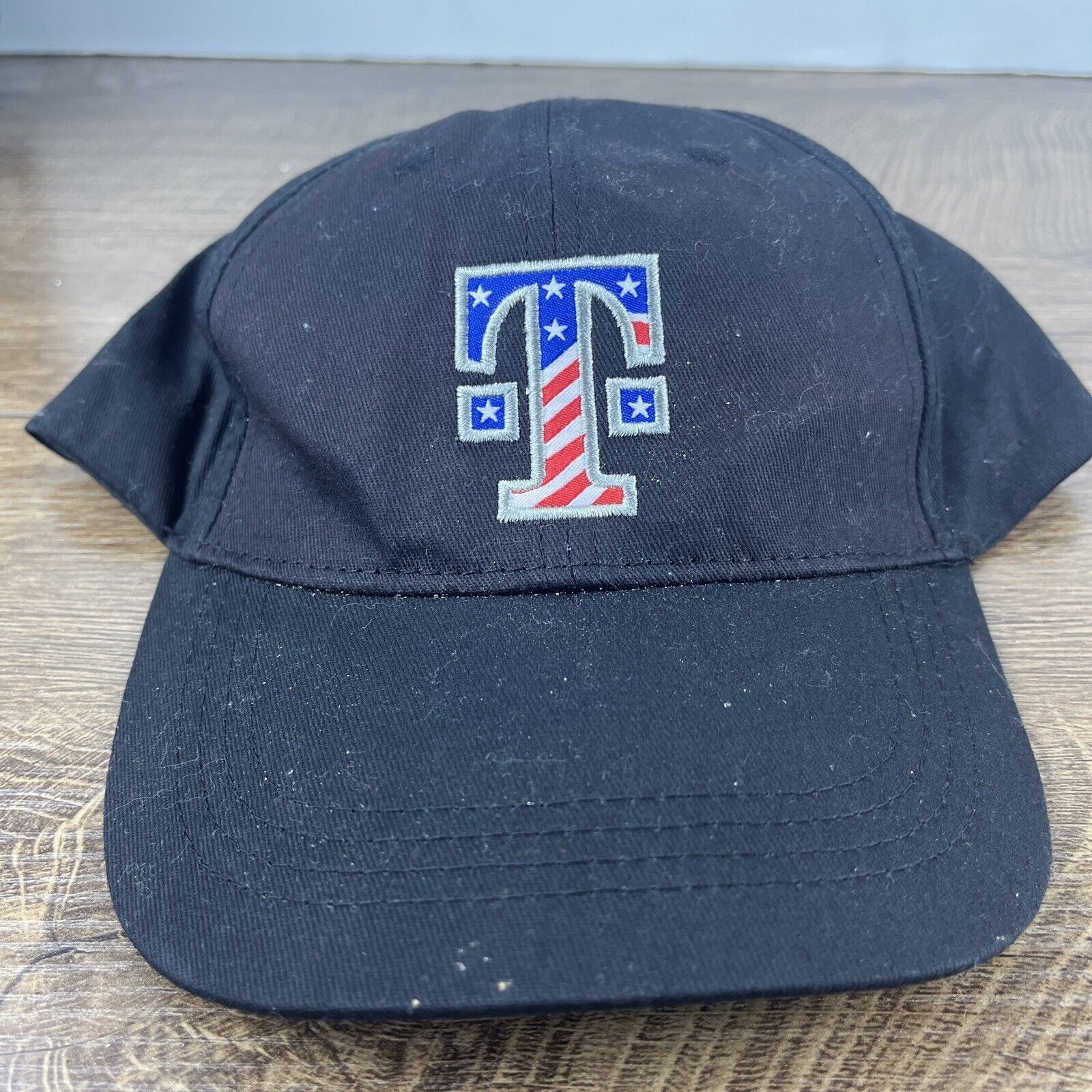 Other Texas Rangers Hat Rangers Baseball Black Hat Adjustable Adul Size ONE SIZE - 1 Thumbnail