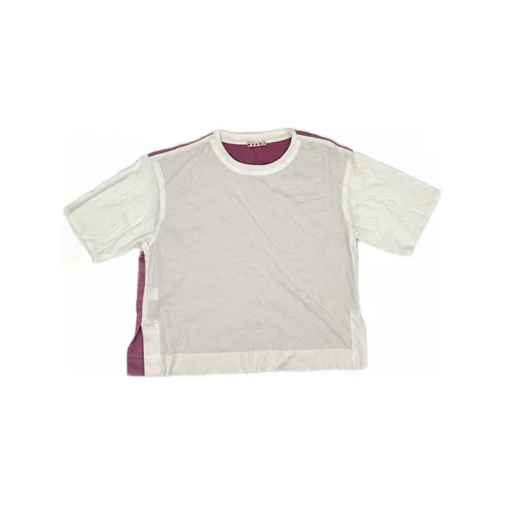 Marni Marni Casual Stylish Color-Block Short Sleeve T-Shirt Size US M / EU 48-50 / 2 - 1 Thumbnail