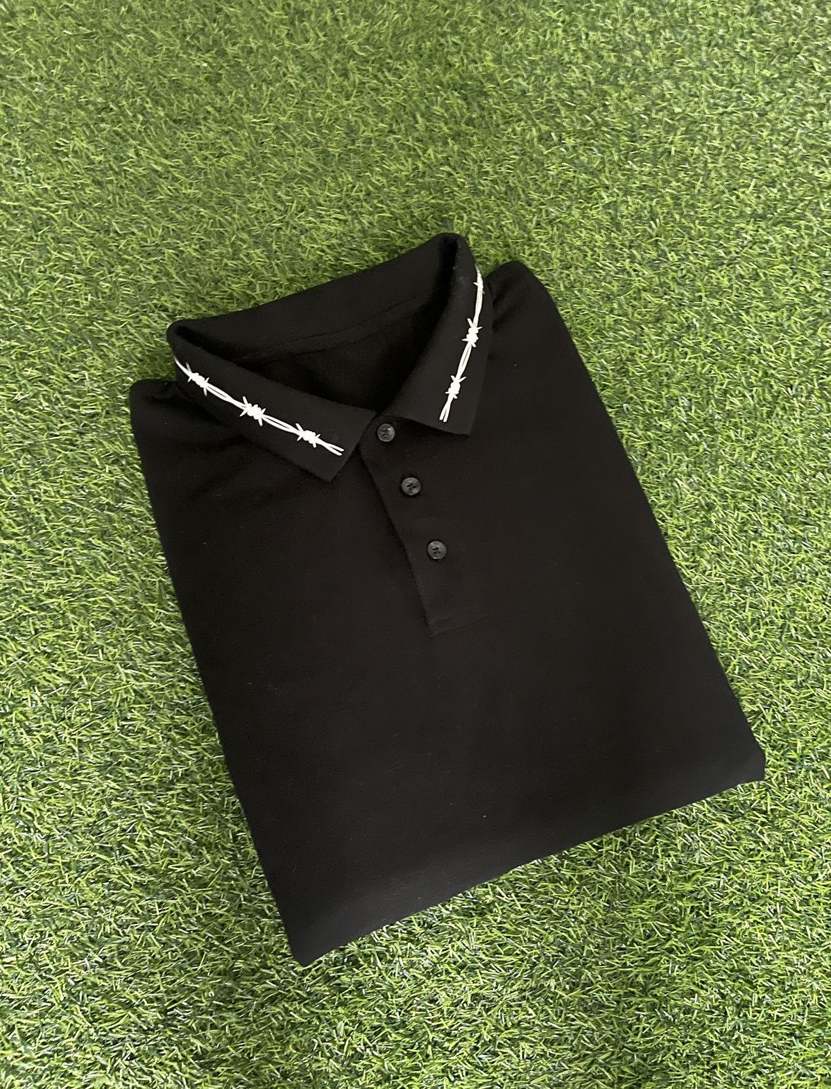 Vintage BARBED WIRE POLO TSHIRT Size US XL / EU 56 / 4 - 1 Thumbnail