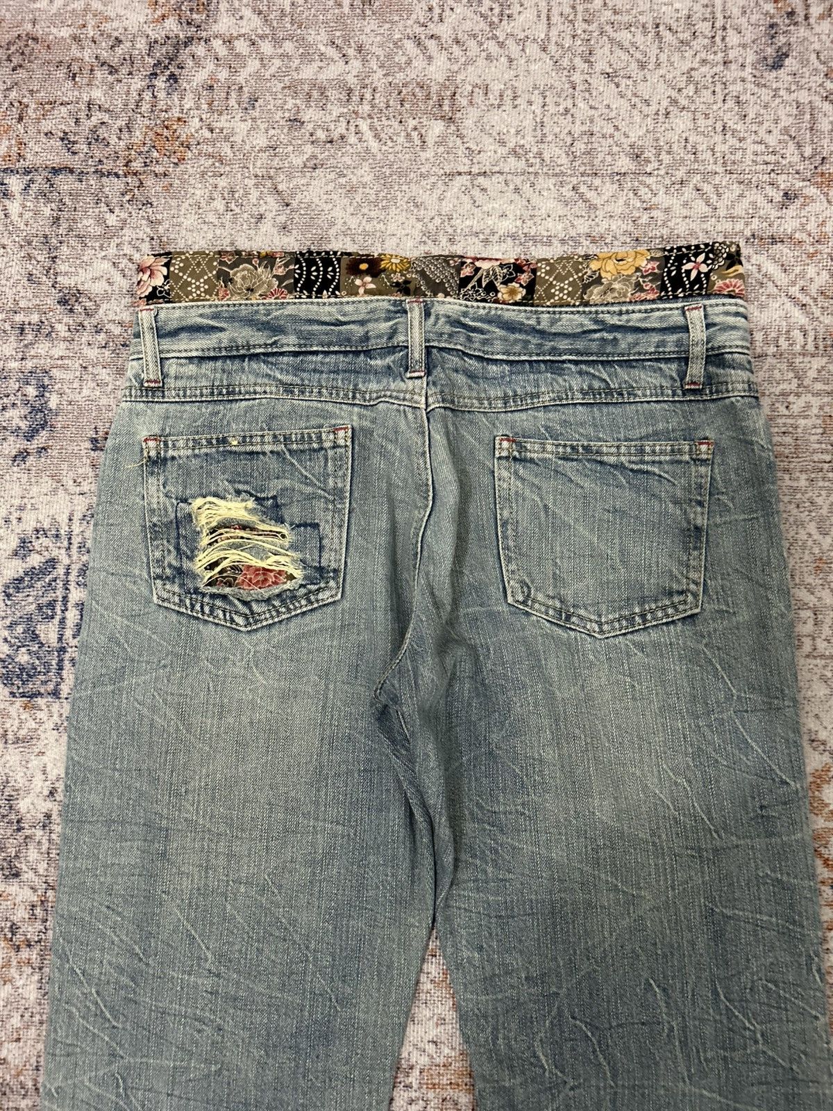 Hysteric Glamour Japanese Brand Doublle layer Rippert Jeans Size US 32 / EU 48 - 7 Thumbnail