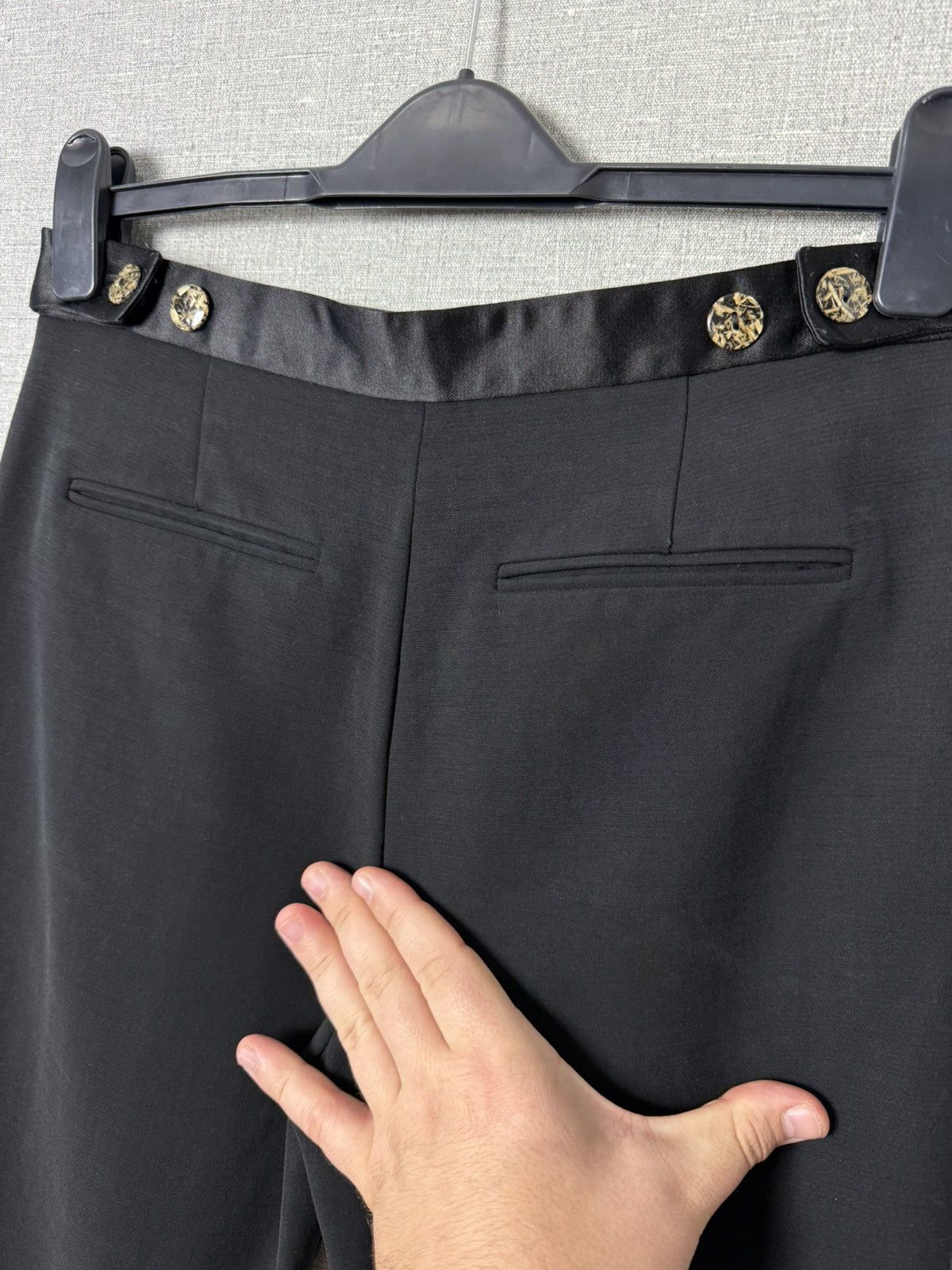 Alexander Wang Alexander Wang Black Cropped Trousers Pants Wool & Viscose Size 26" / US 2 / IT 38 - 13 Thumbnail