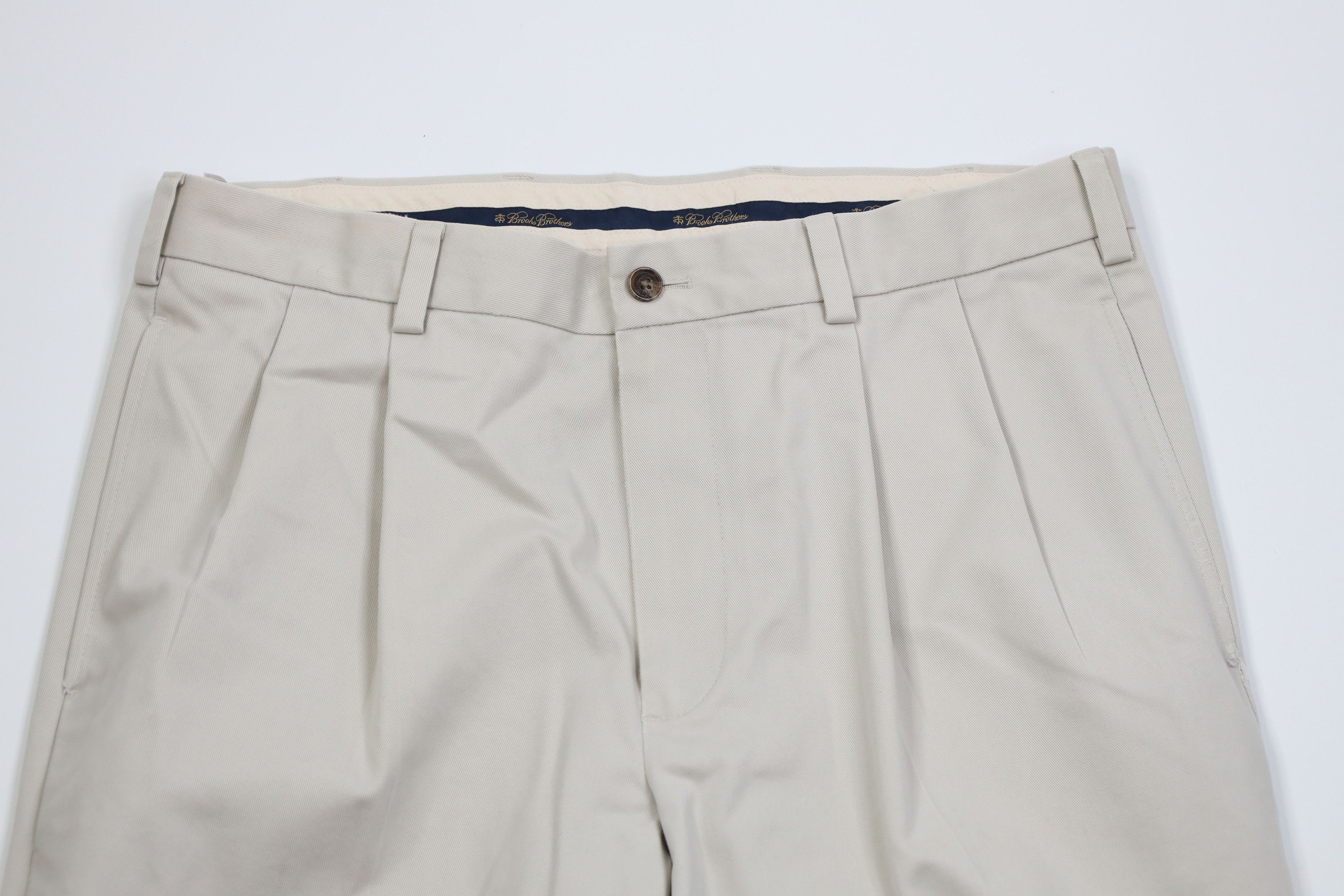 Brooks Brothers Brooks Brothers Heavy Thompson Advantage Chino Pants Stone Size US 34 / EU 50 - 2 Thumbnail