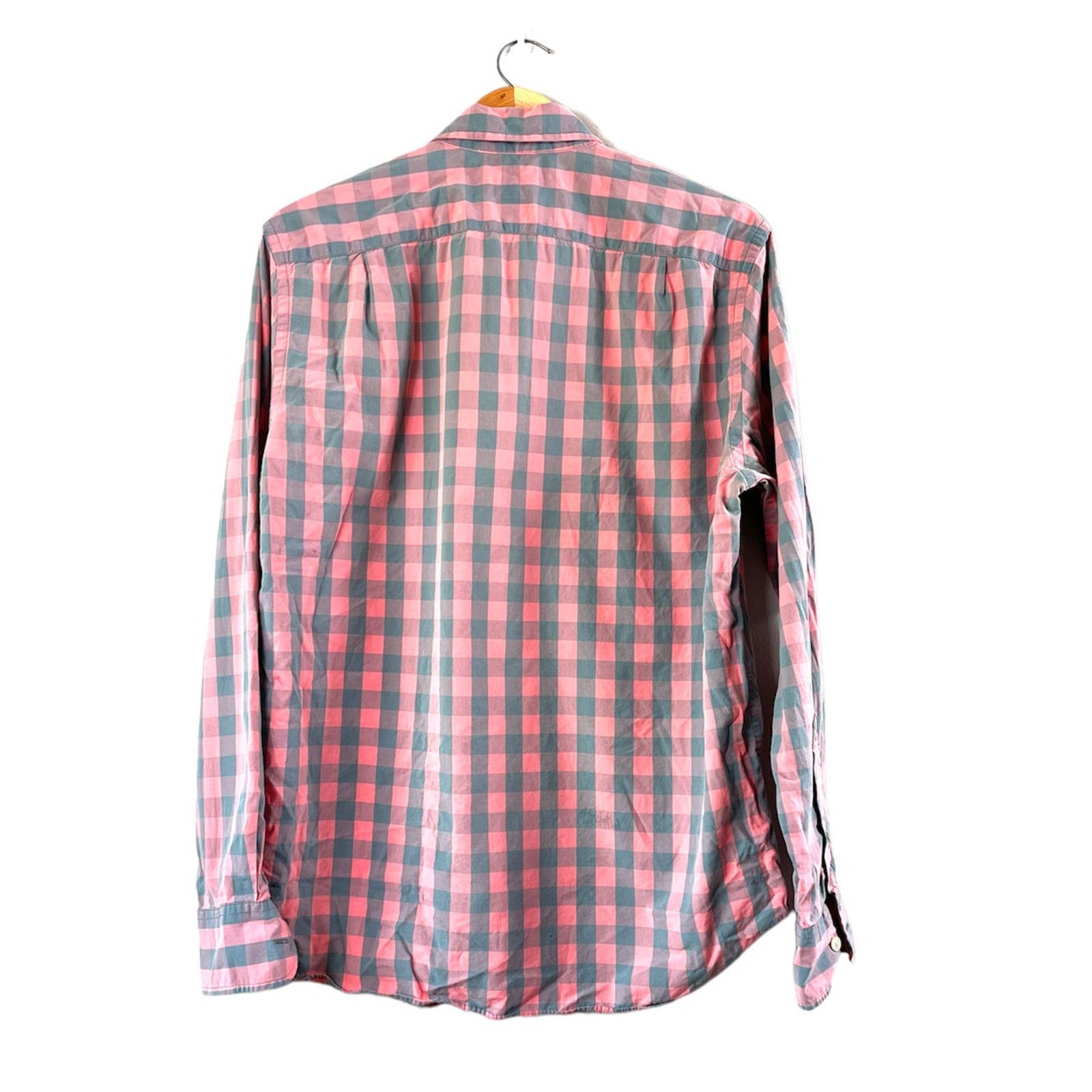 J.Crew Men's Pink Plaid J. Crew Button Front Shirt M Size US M / EU 48-50 / 2 - 3 Thumbnail