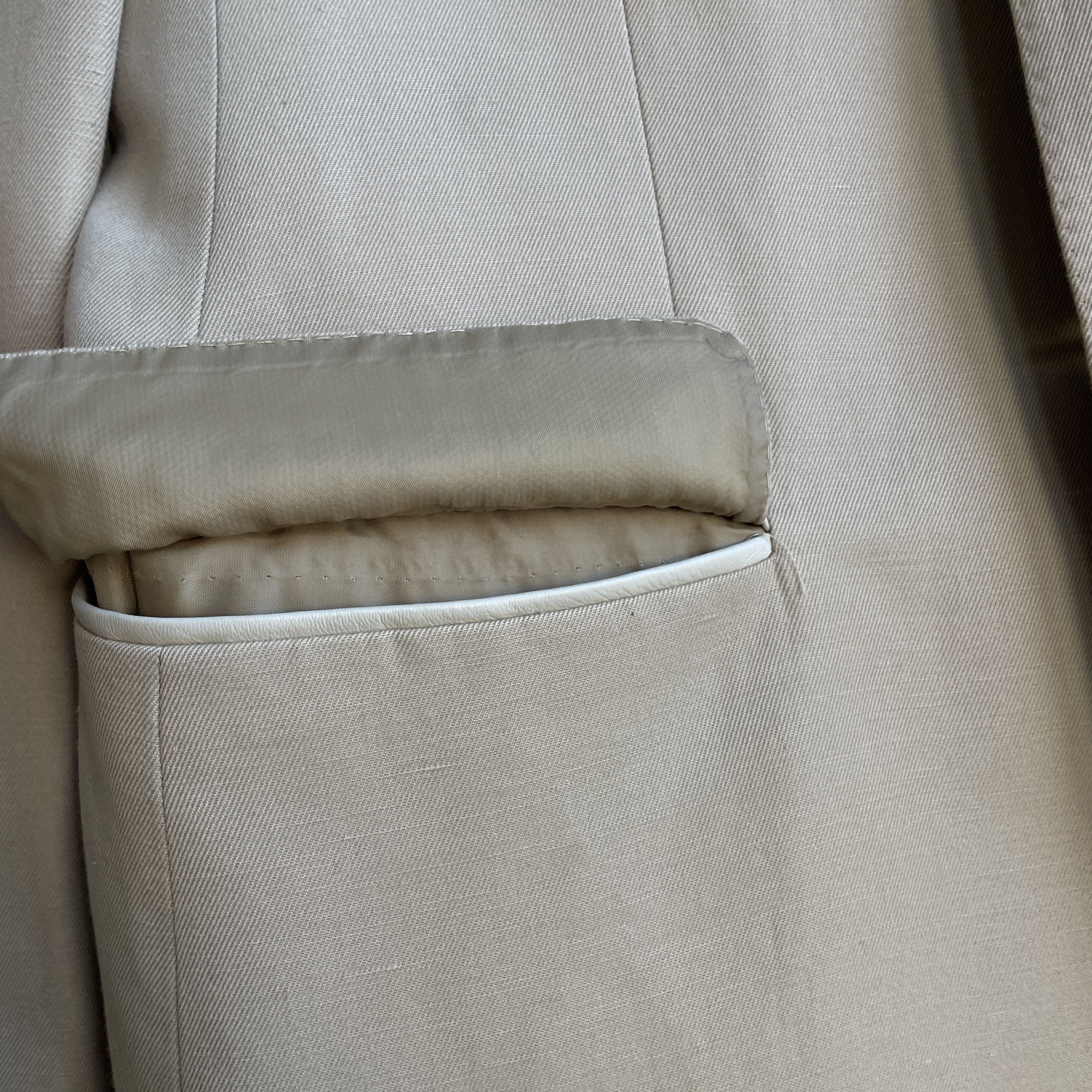 Z Zegna Z Zegna City Cotton Linen Sport Coat Blazer Size EUR 46R Size 36R - 8 Thumbnail