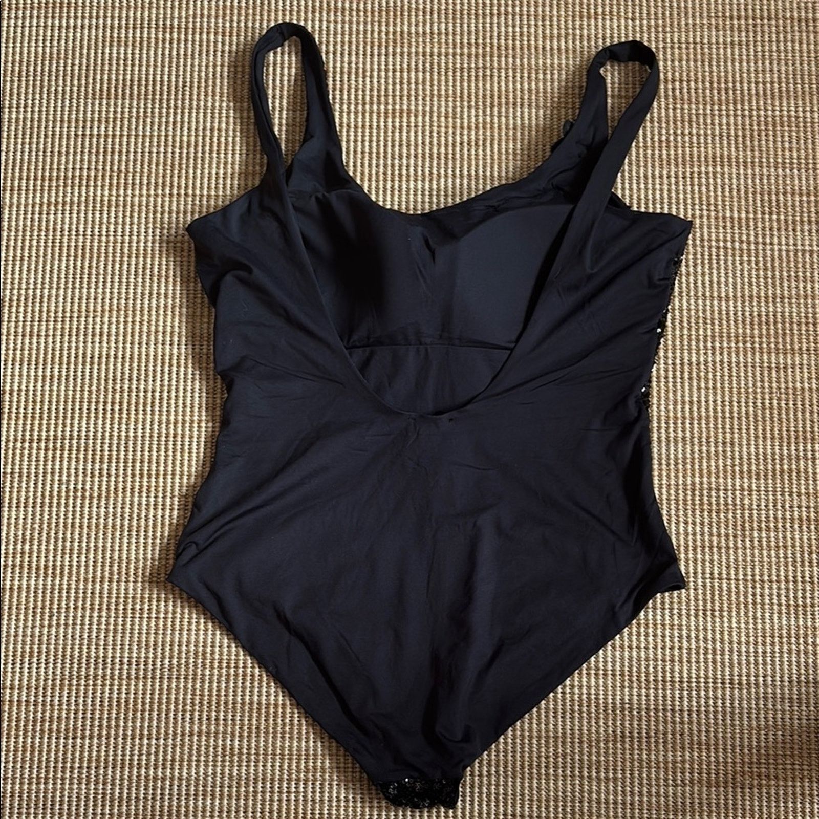 Blumarine NWT Blumarine Black Sequin One Piece Swimsuit Size 18 Size ONE SIZE - 5 Thumbnail