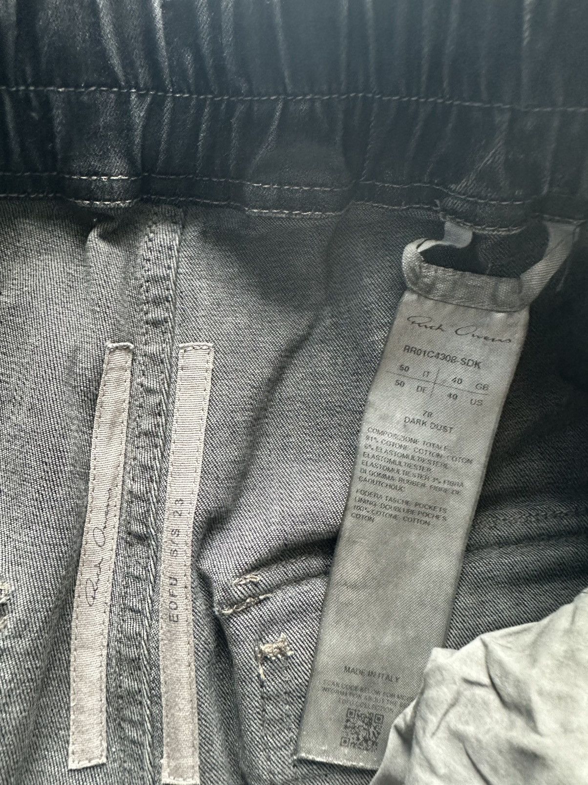 Rick Owens Drkshdw Rick Owens Drkshdw Dark Dust Cargo Jumbo Belas Degrade 50 IT Size US 34 / EU 50 - 6 Thumbnail