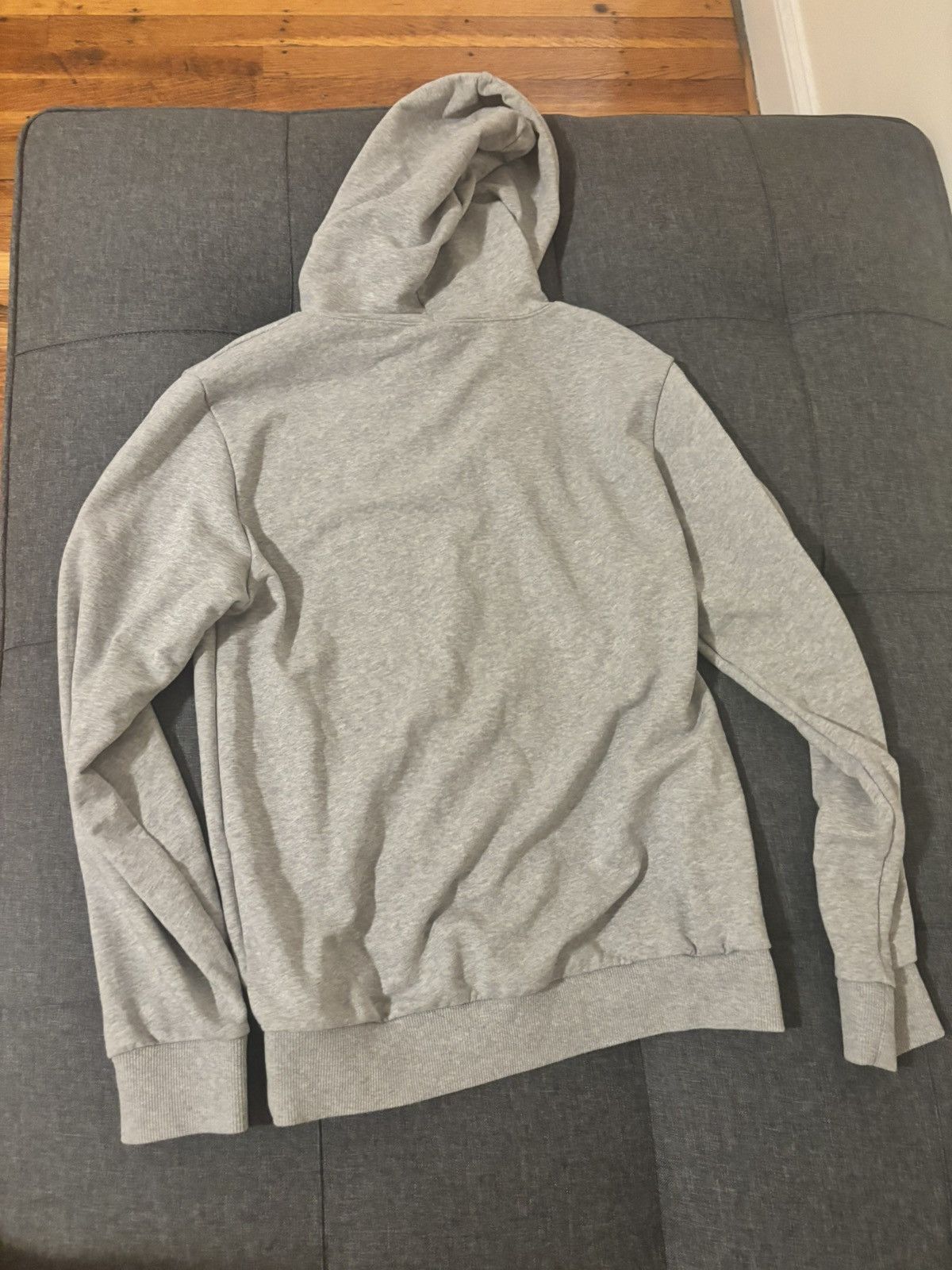 A.P.C. A.P.C. logo-print cotton drawstring hoodie Size US M / EU 48-50 / 2 - 2 Thumbnail