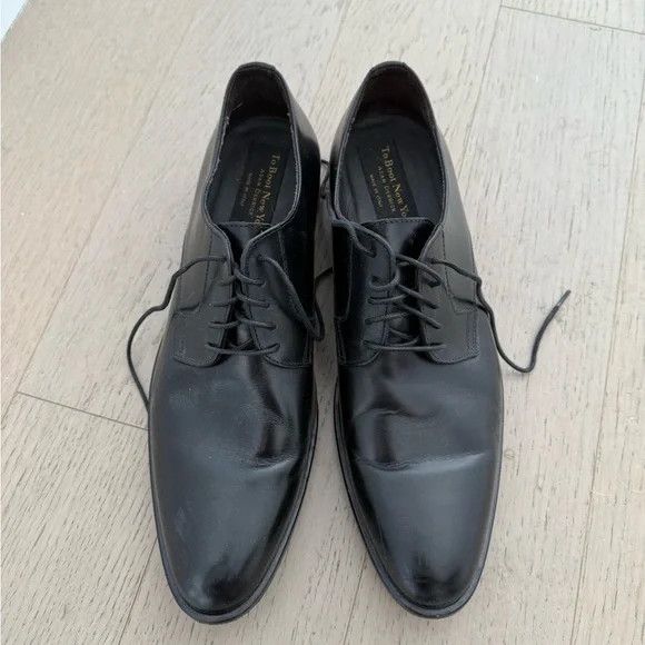 To Boot New York To Boot New York Adam Derrick Black Oxford Shoes Size US 13 / EU 46 - 1 Thumbnail