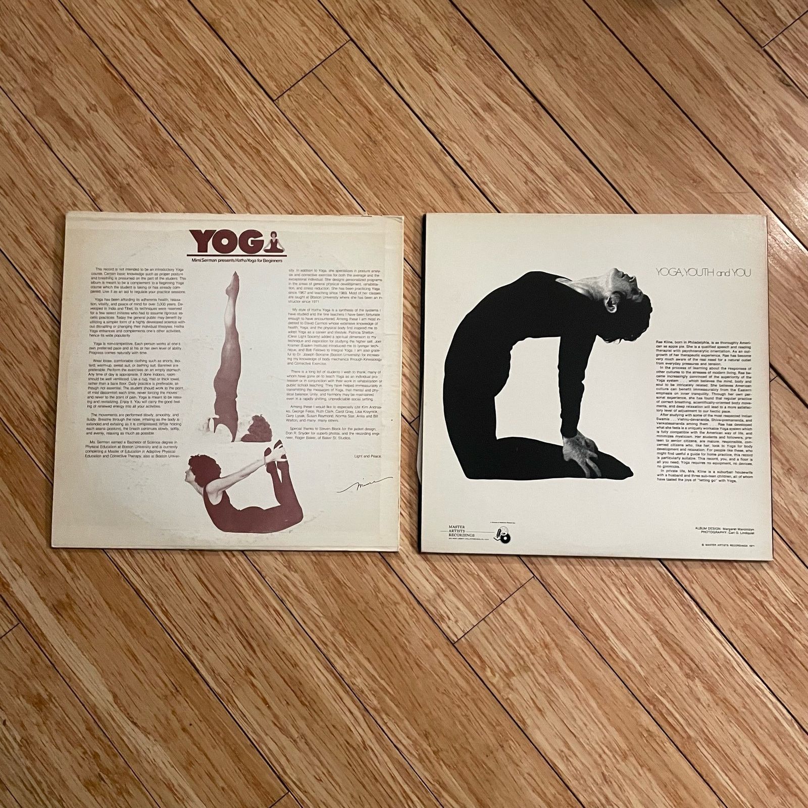 Other Lot of (2) Vintage Instructional Yoga Vinyl Records albums Size ONE SIZE - 3 Thumbnail