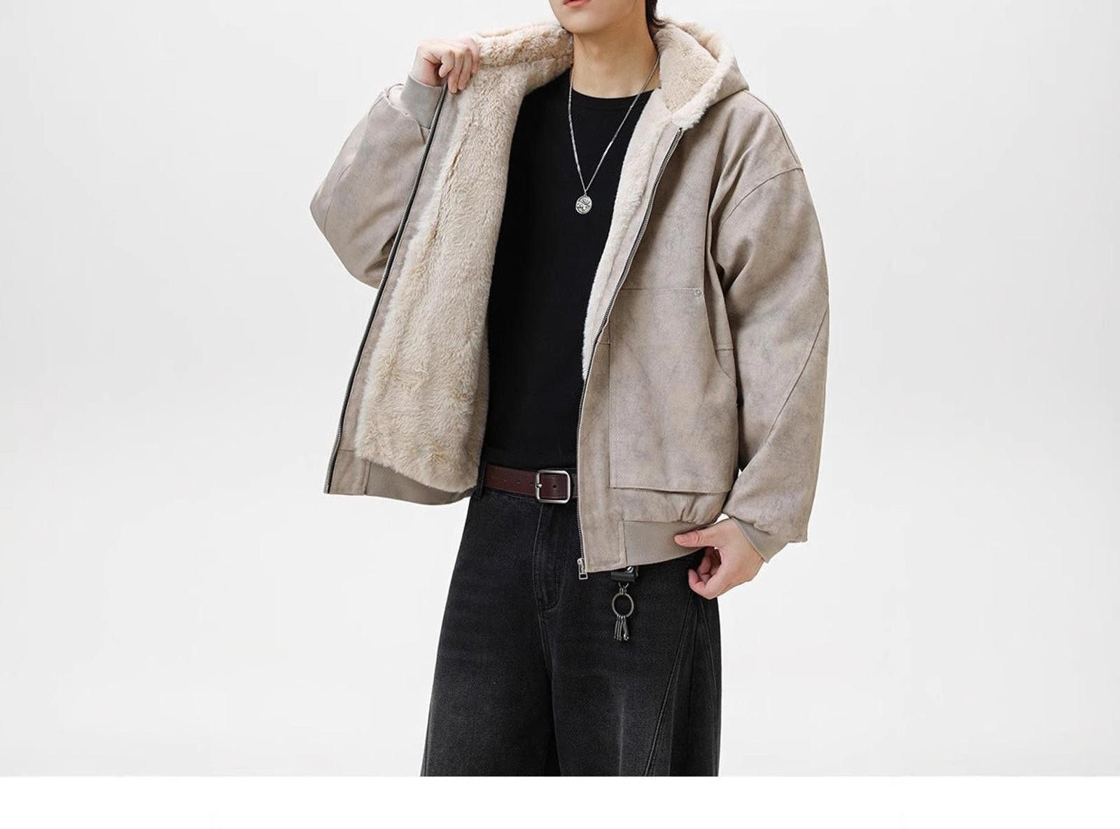 Other Faux Fur Lined Hooded Jackets, Mens Outerwear Size US L / EU 52-54 / 3 - 6 Thumbnail